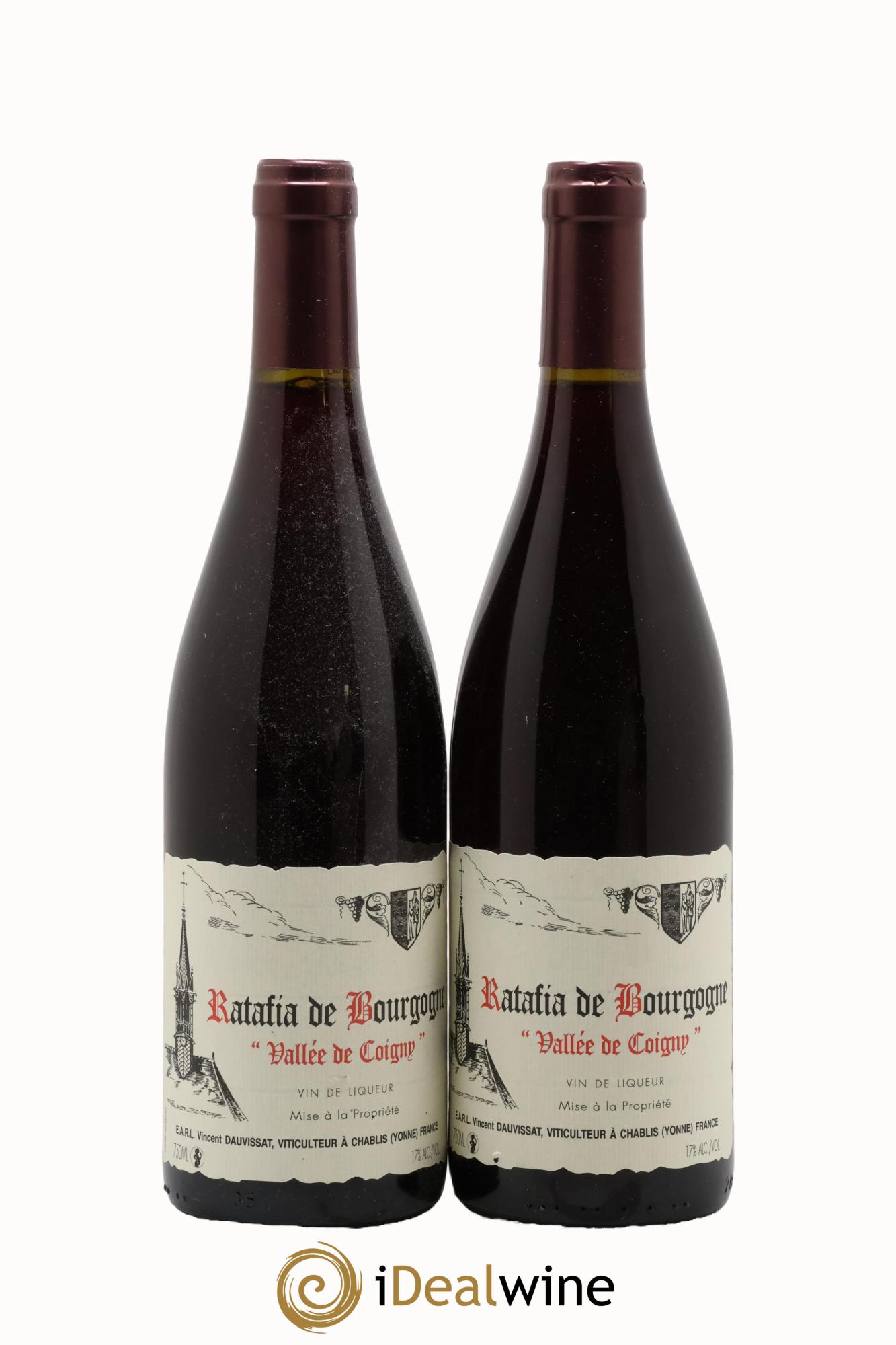 Divers Ratafia de Bourgogne Vallée de Coigny Domaine Dauvissat - Lot de 2 bouteilles - 0