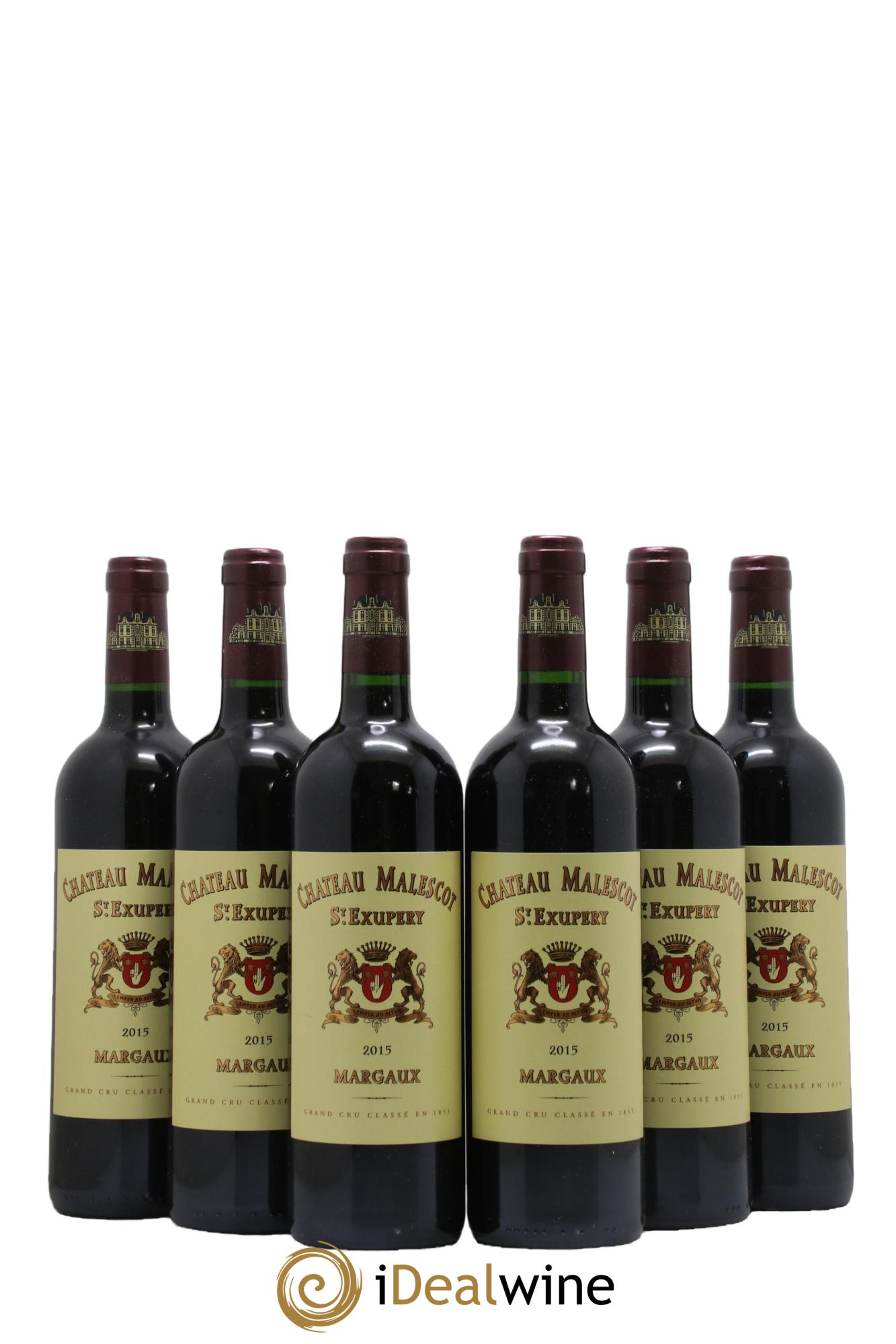 Château Malescot Saint-Exupéry 3ème Grand Cru Classé 2015 - Posten von 6 Flaschen - 0