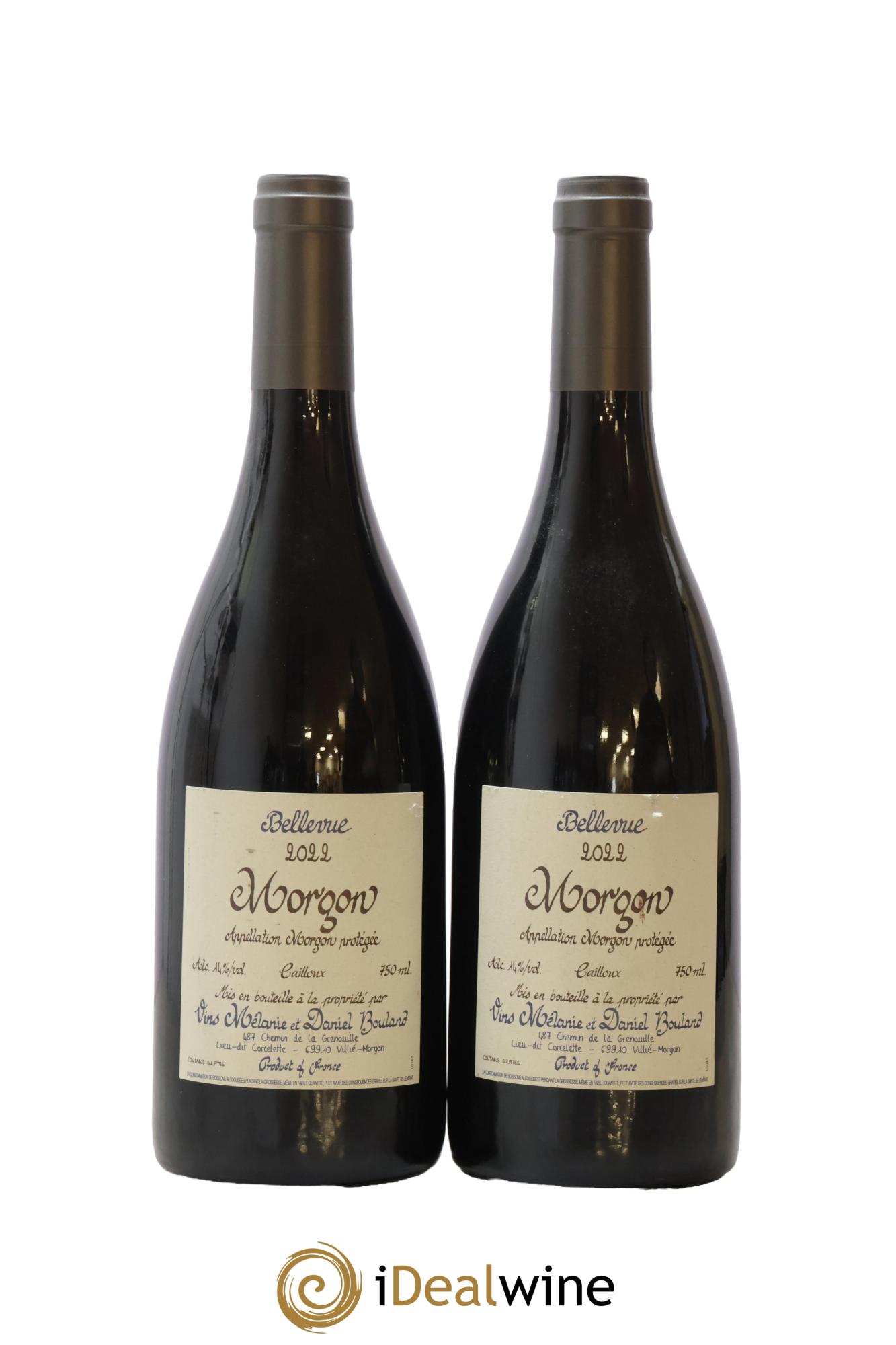 Morgon Bellevue Cailloux Daniel Bouland (Domaine) 2022 - Lot de 2 bouteilles - 0