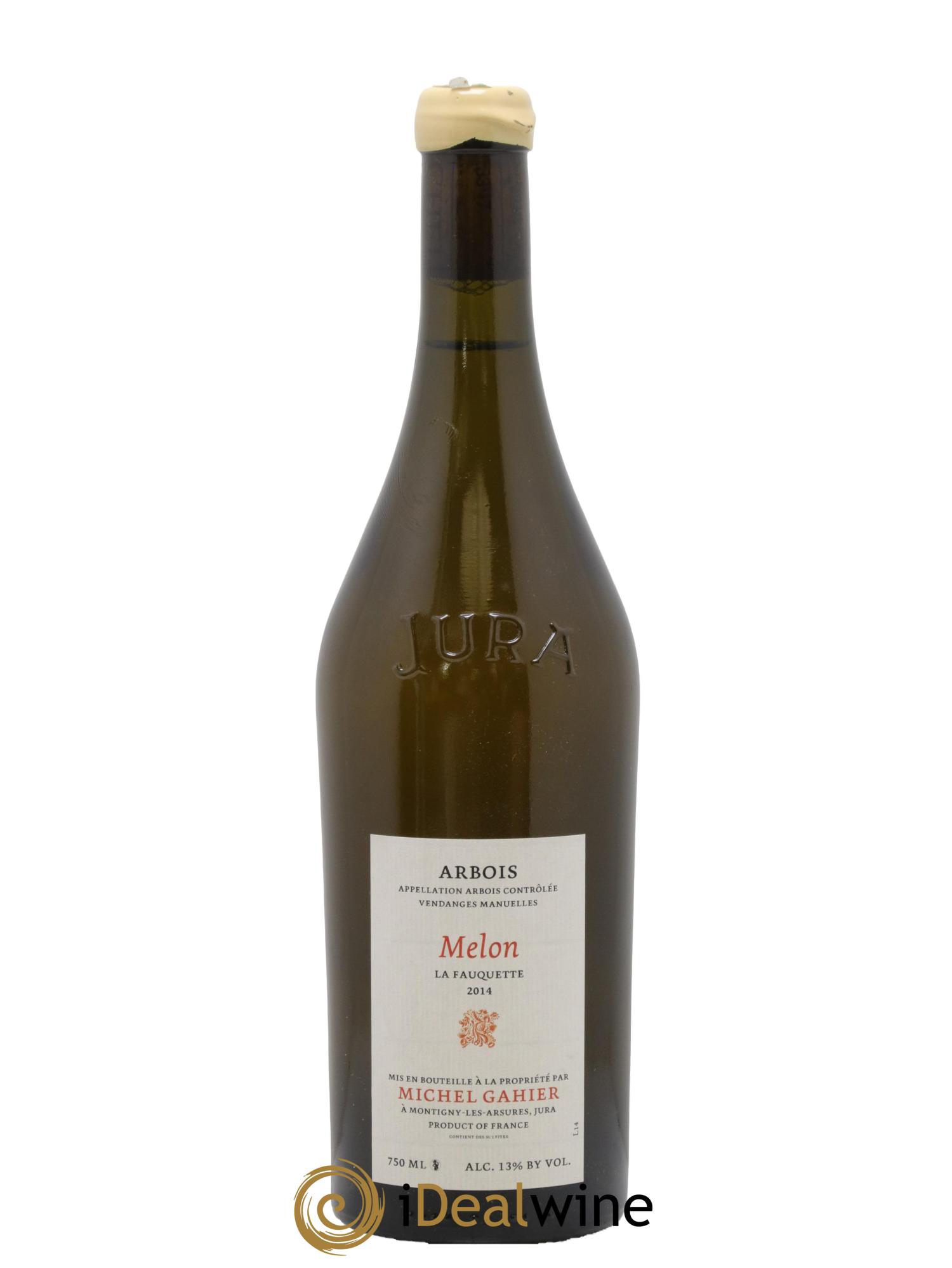 Arbois Melon La Fauquette Michel Gahier 2014 - Lot de 1 bouteille - 0