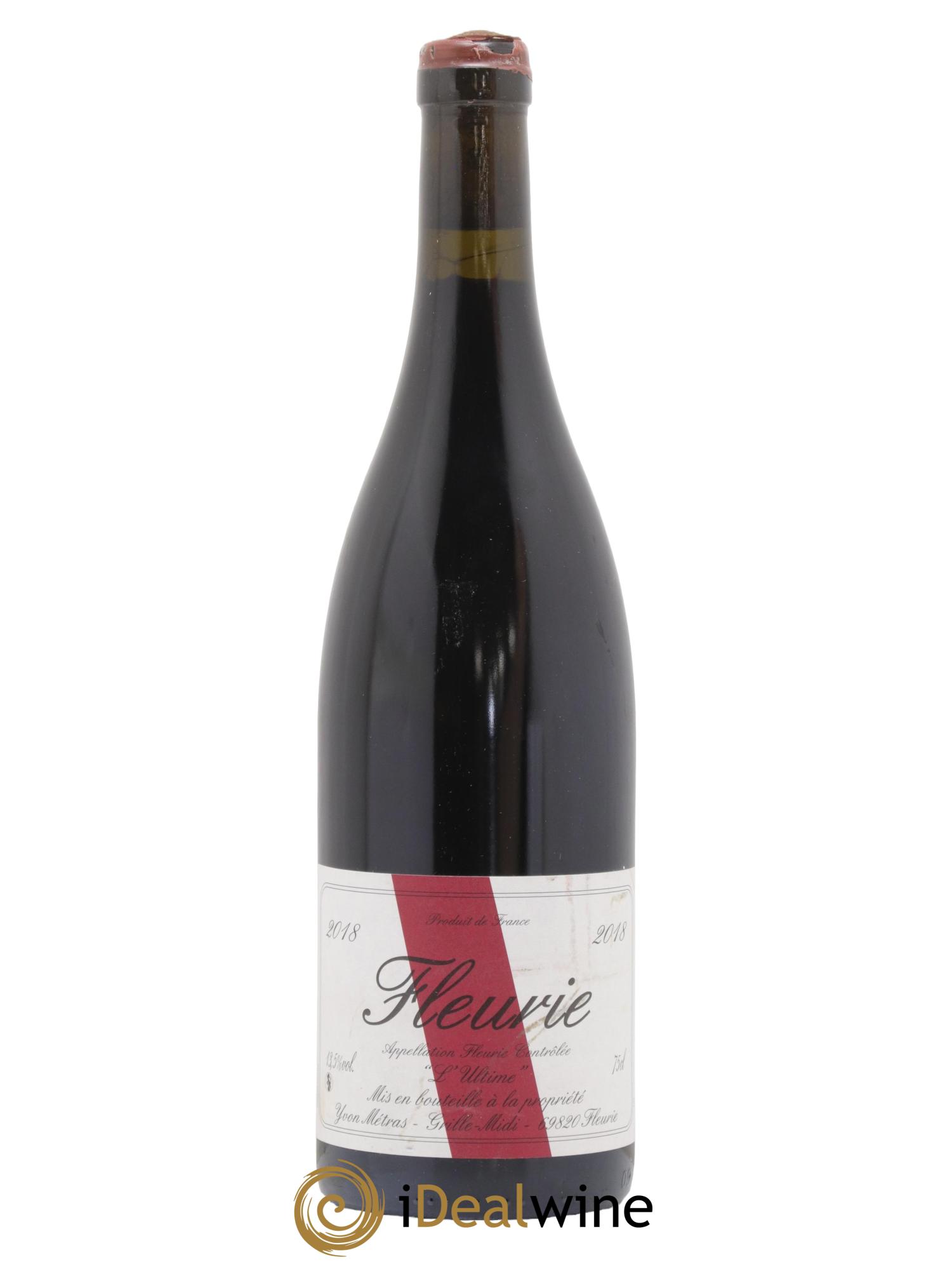 Fleurie l'Ultime Yvon Métras 2018 - Lot de 1 bouteille - 0