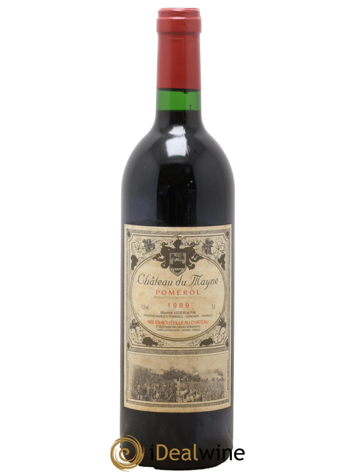 Pomerol Château du Mayne 1989 - Lot de 1 bouteille - 0