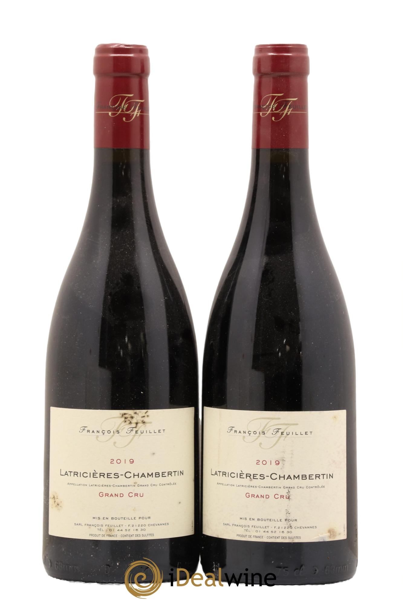Latricières-Chambertin Grand Cru François Feuillet 2019 - Lot de 2 bouteilles - 0