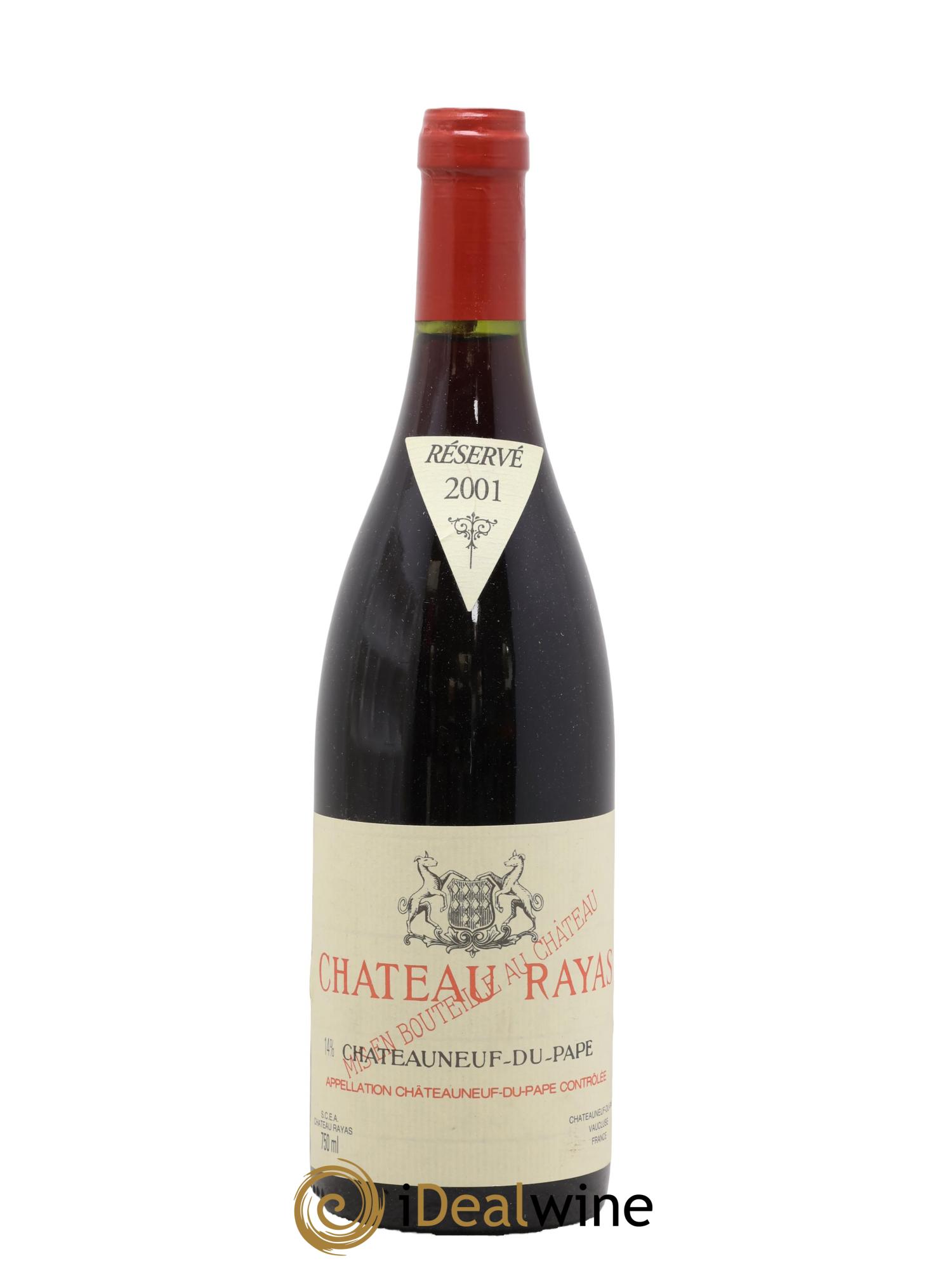 Châteauneuf-du-Pape Château Rayas Emmanuel Reynaud 2001 - Lot de 1 bouteille - 0