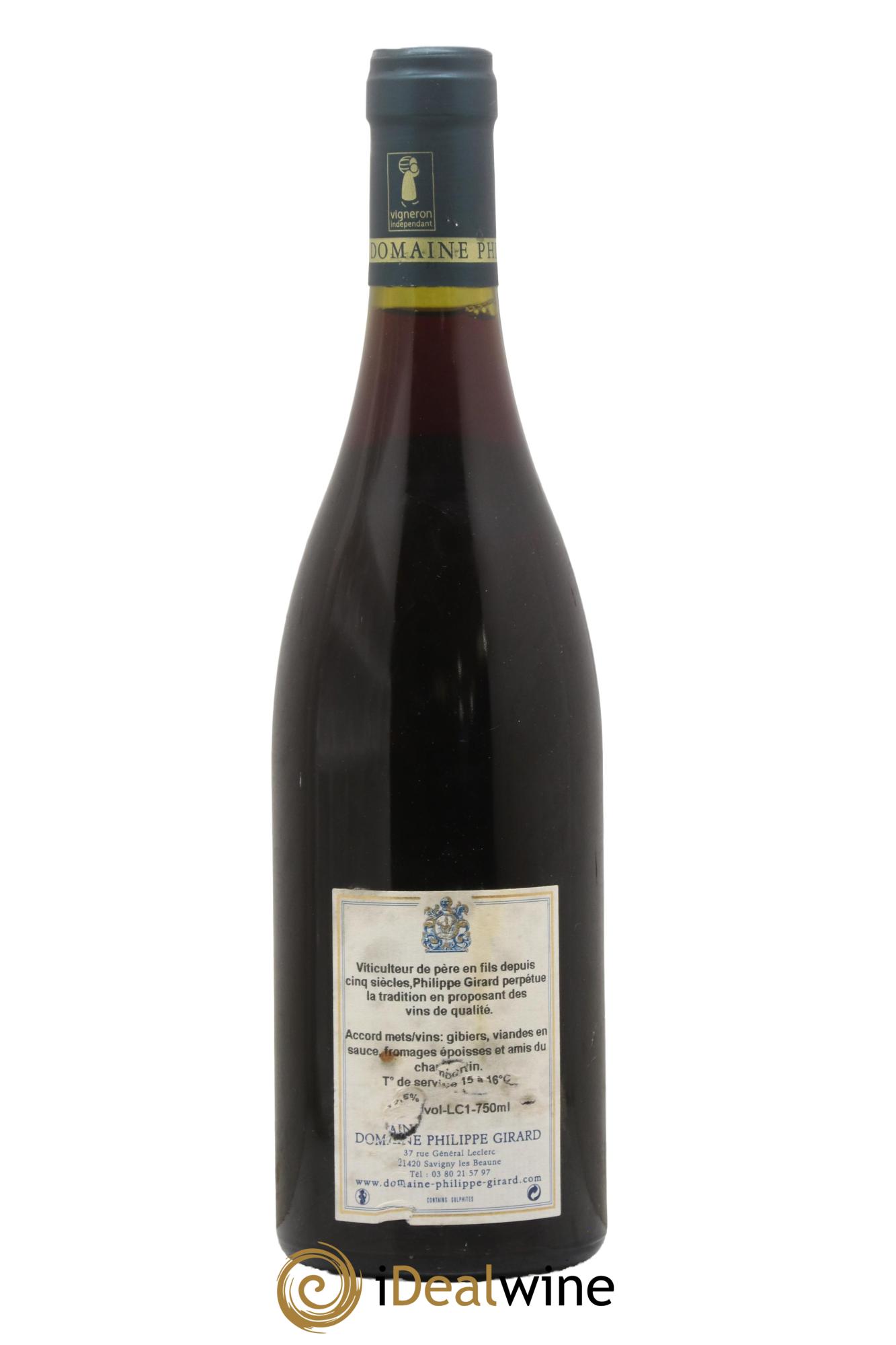 Corton Grand Cru Les Perrières Philipe Girard 2010 - Lot de 1 bouteille - 1