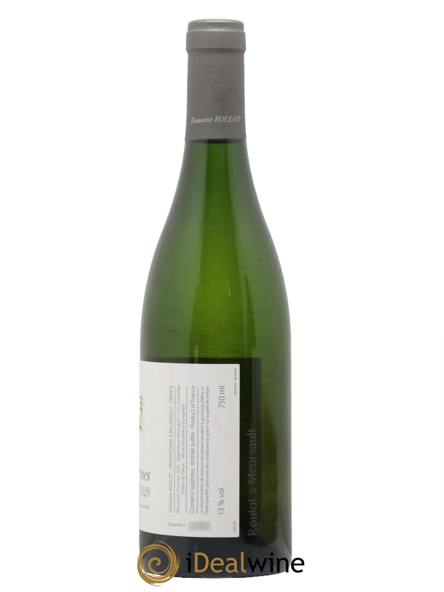 Meursault 1er Cru Charmes Roulot (Domaine) 2020 - Lot de 1 bouteille - 1