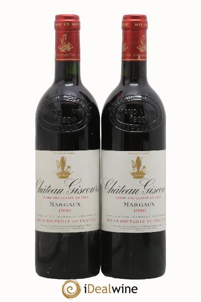 Château Giscours 3ème Grand Cru Classé 1990 - Lotto di 2 bottiglie - 0