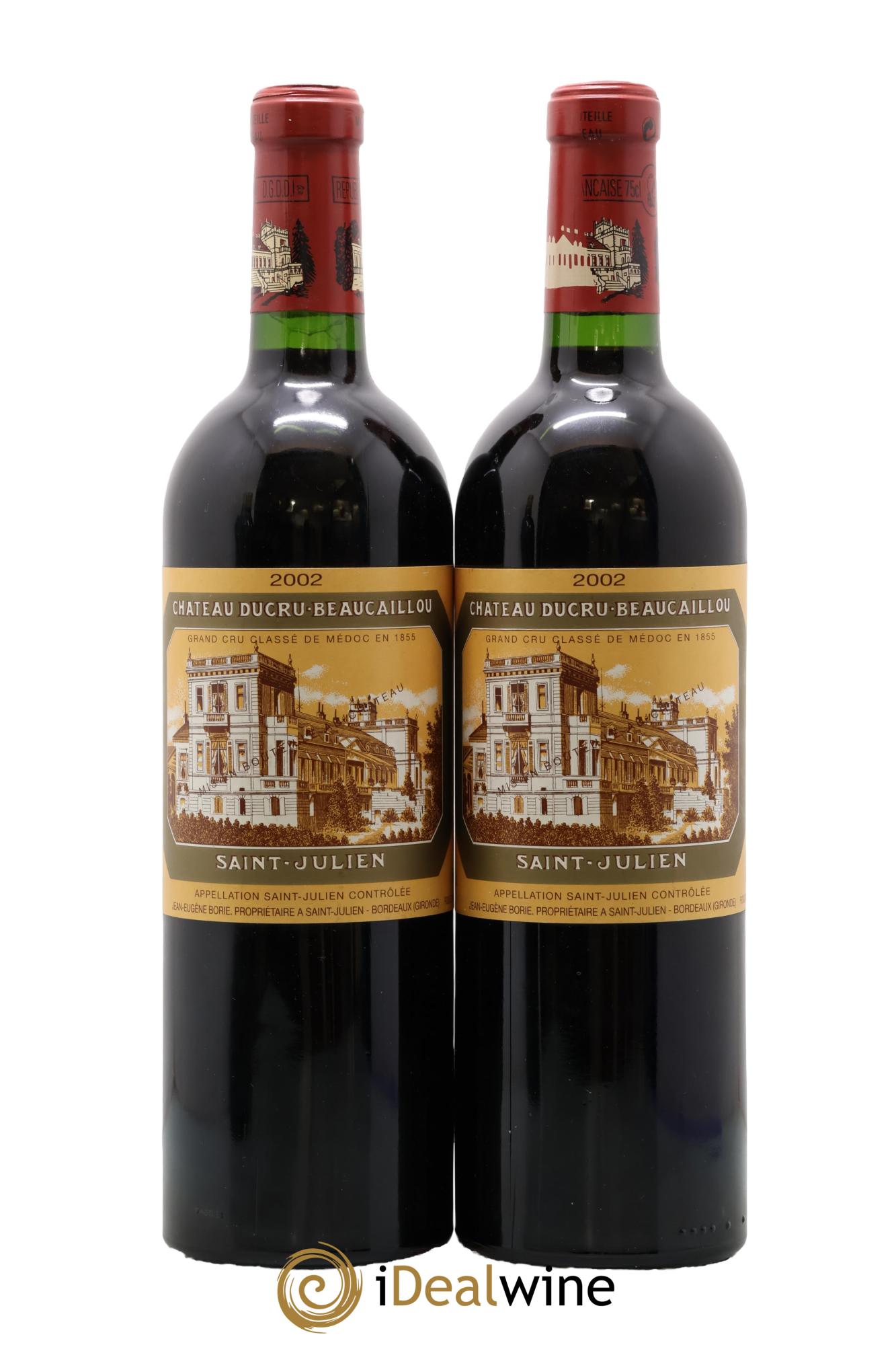 Château Ducru Beaucaillou 2ème Grand Cru Classé 2002 - Lot de 2 bouteilles - 0