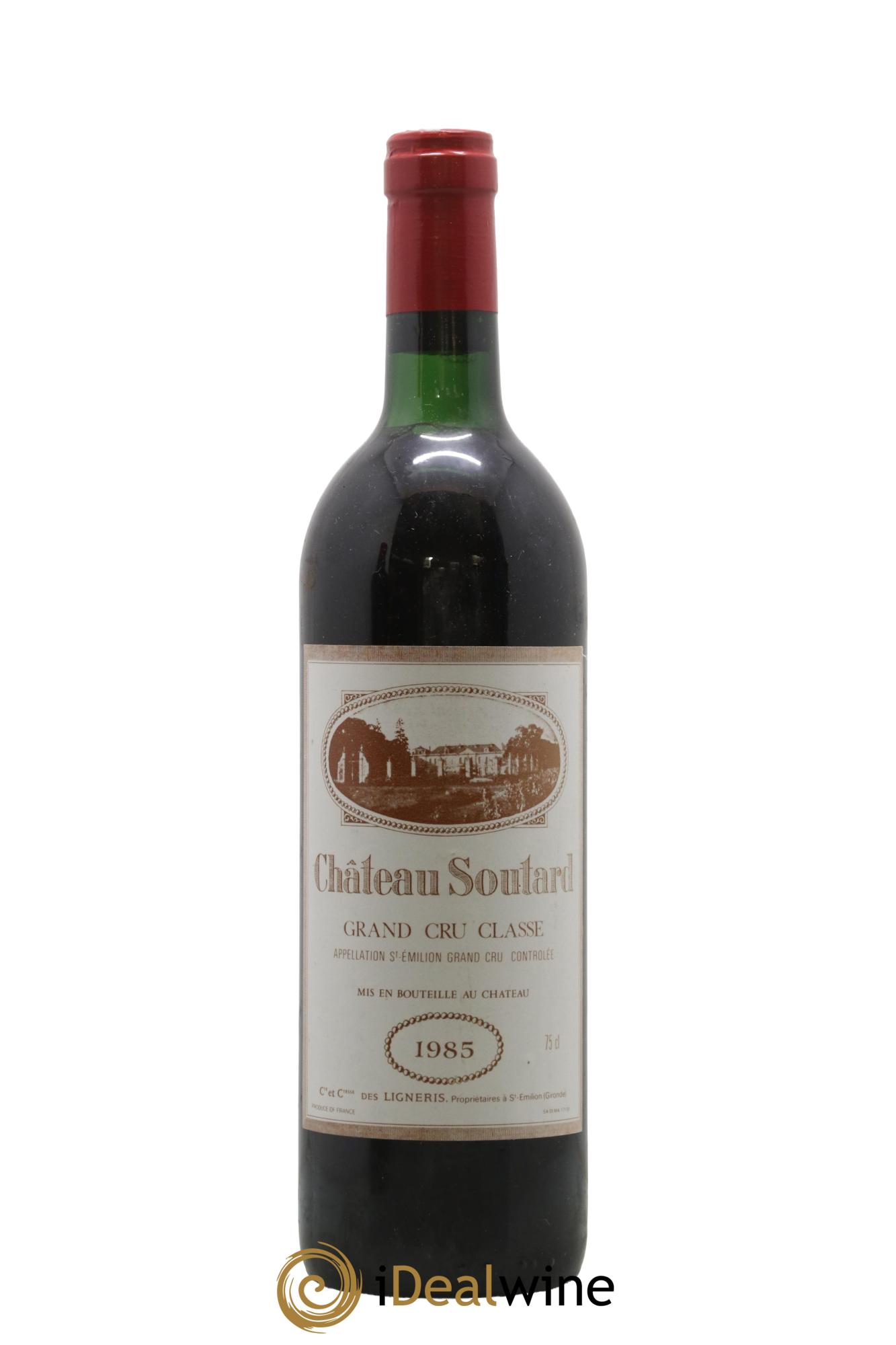 Château Soutard Grand Cru Classé 1985 - Lot de 1 bouteille - 0