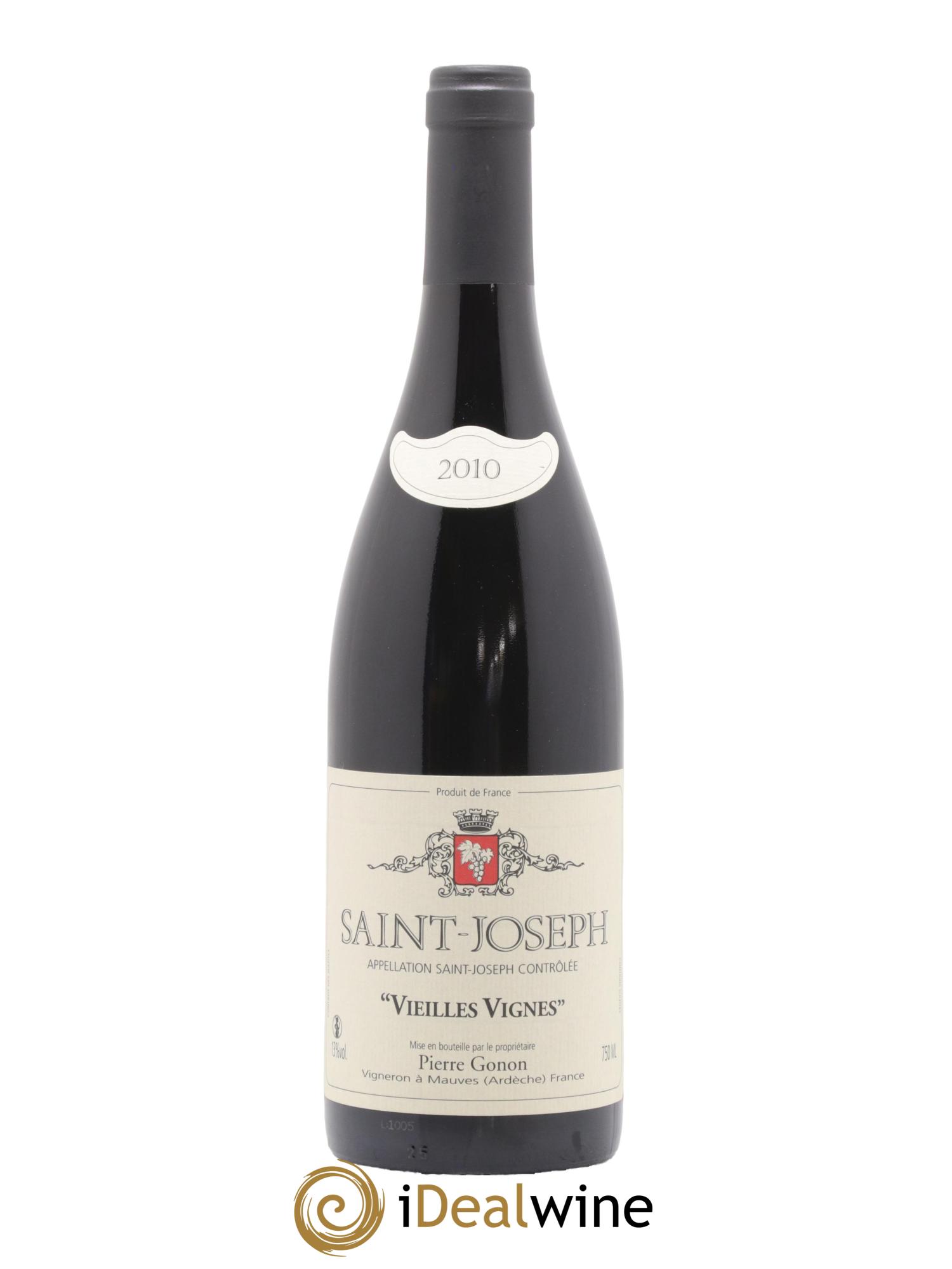 Saint-Joseph Vieilles Vignes Gonon (Domaine) 2010 - Lot de 1 bouteille - 0