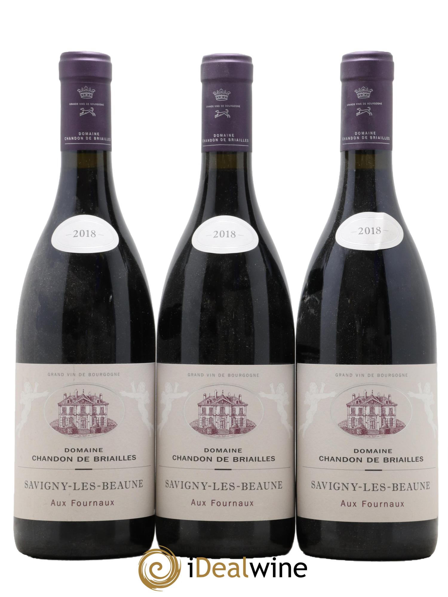 Savigny-lès-Beaune Aux Fournaux Chandon de Briailles 2018 - Lot de 3 bouteilles - 0