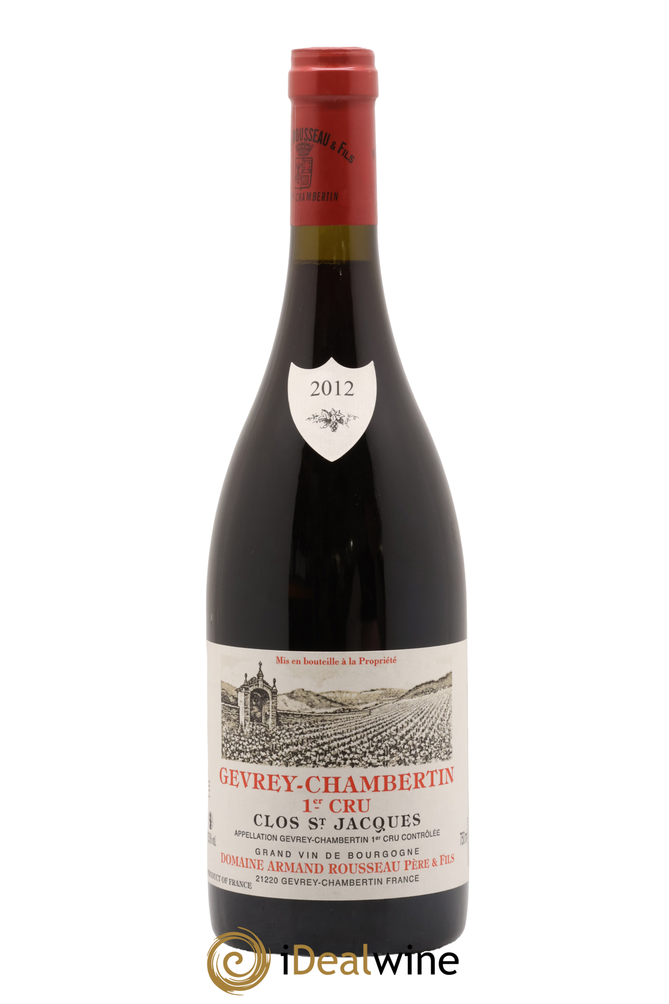 Gevrey-Chambertin 1er Cru Clos Saint-Jacques Armand Rousseau (Domaine) 2012 - Lot de 1 bouteille - 0