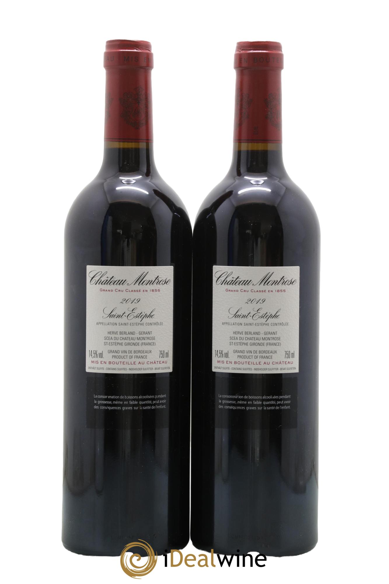 Château Montrose 2ème Grand Cru Classé  2019 - Posten von 2 Flaschen - 1