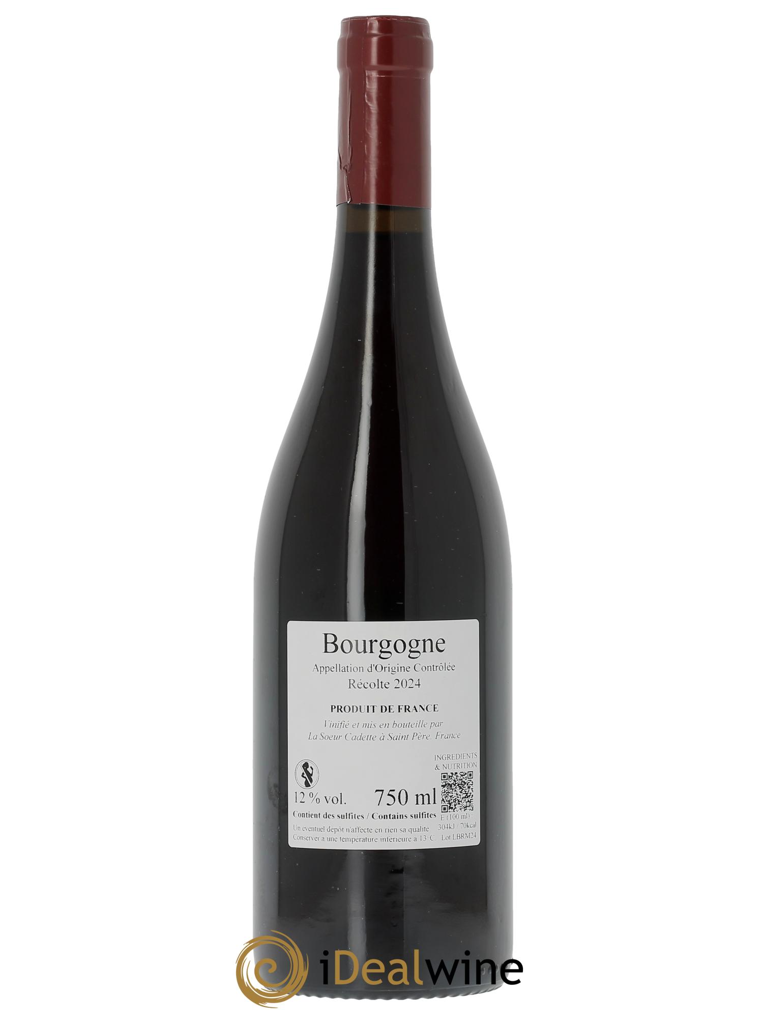 Bourgogne La Soeur Cadette  2024 - Lotto di 1 bottiglia - 1