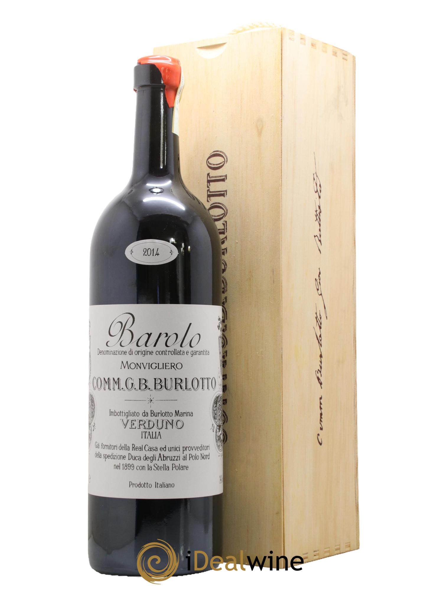 Barolo DOCG Monvigliero Comm. Giovan Battista Burlotto 2014 - Lot de 1 double magnum - 0