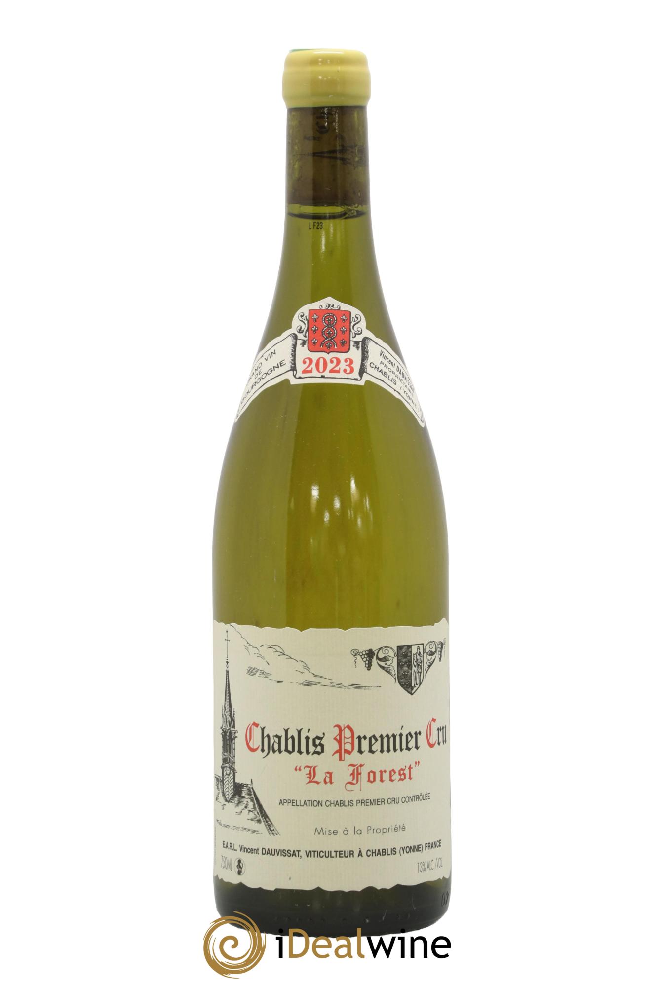 Chablis 1er Cru La Forest Vincent Dauvissat (Domaine) 2023 - Lot de 1 bouteille - 0