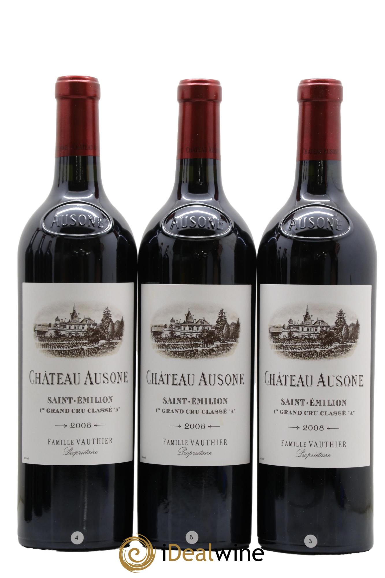 Château Ausone 1er Grand Cru Classé A 2008 - Lot de 6 bouteilles - 3