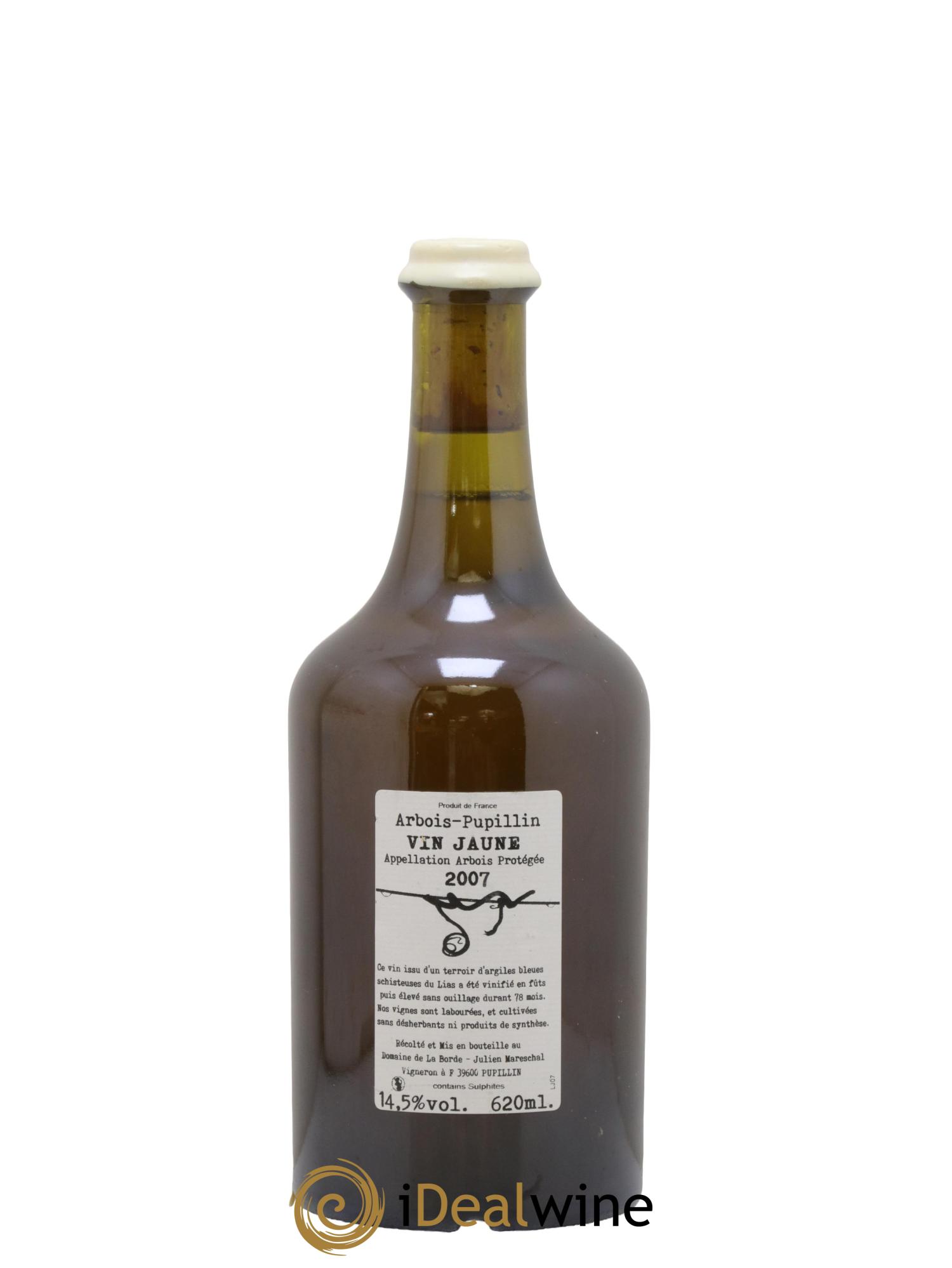 Arbois-Pupillin Vin Jaune Domaine de la Borde 2007 - Lot of 1 Clavelin - 1