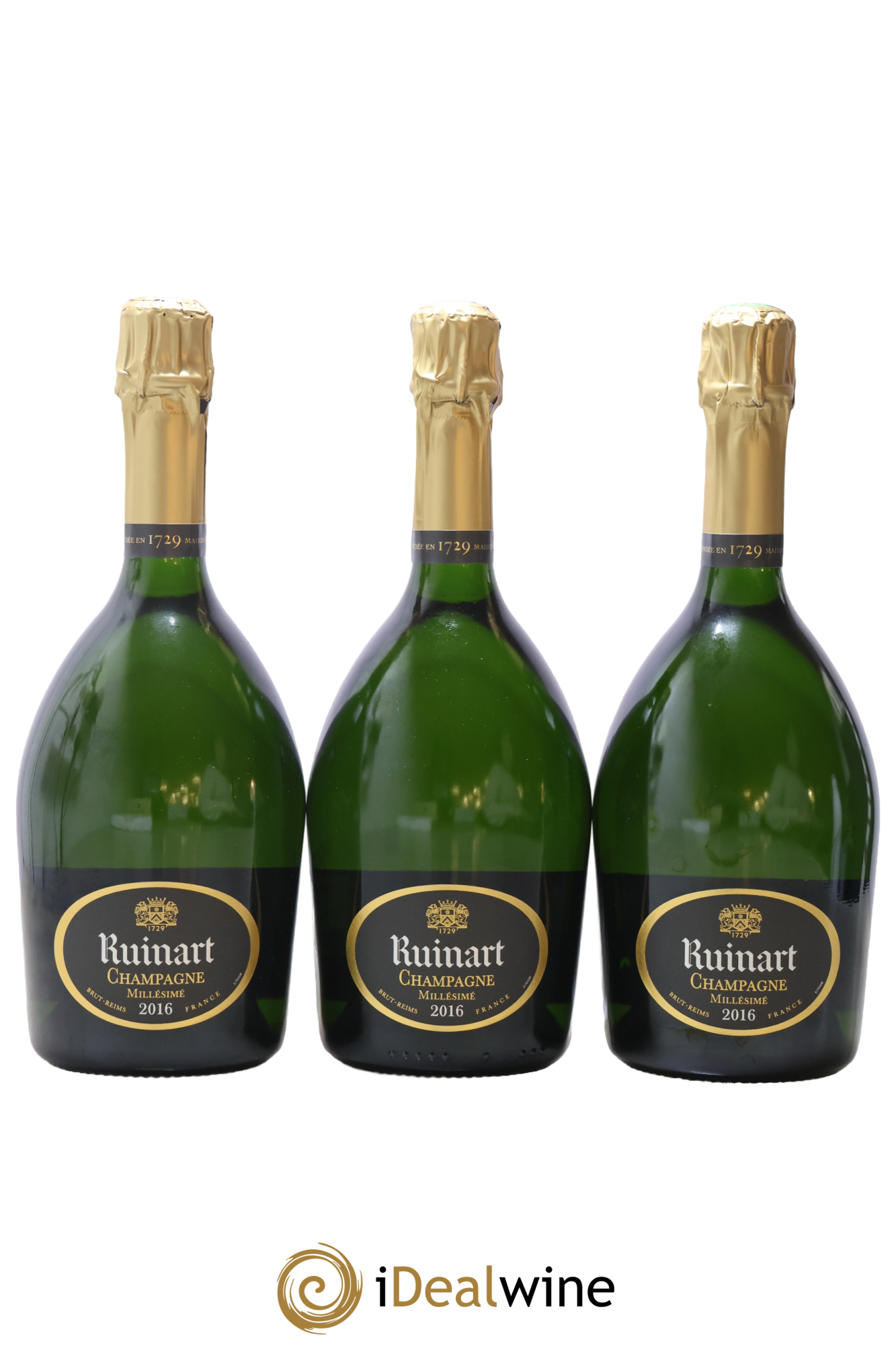 Brut Millésimé Ruinart 2016 - Lotto di 3 bottiglie - 0