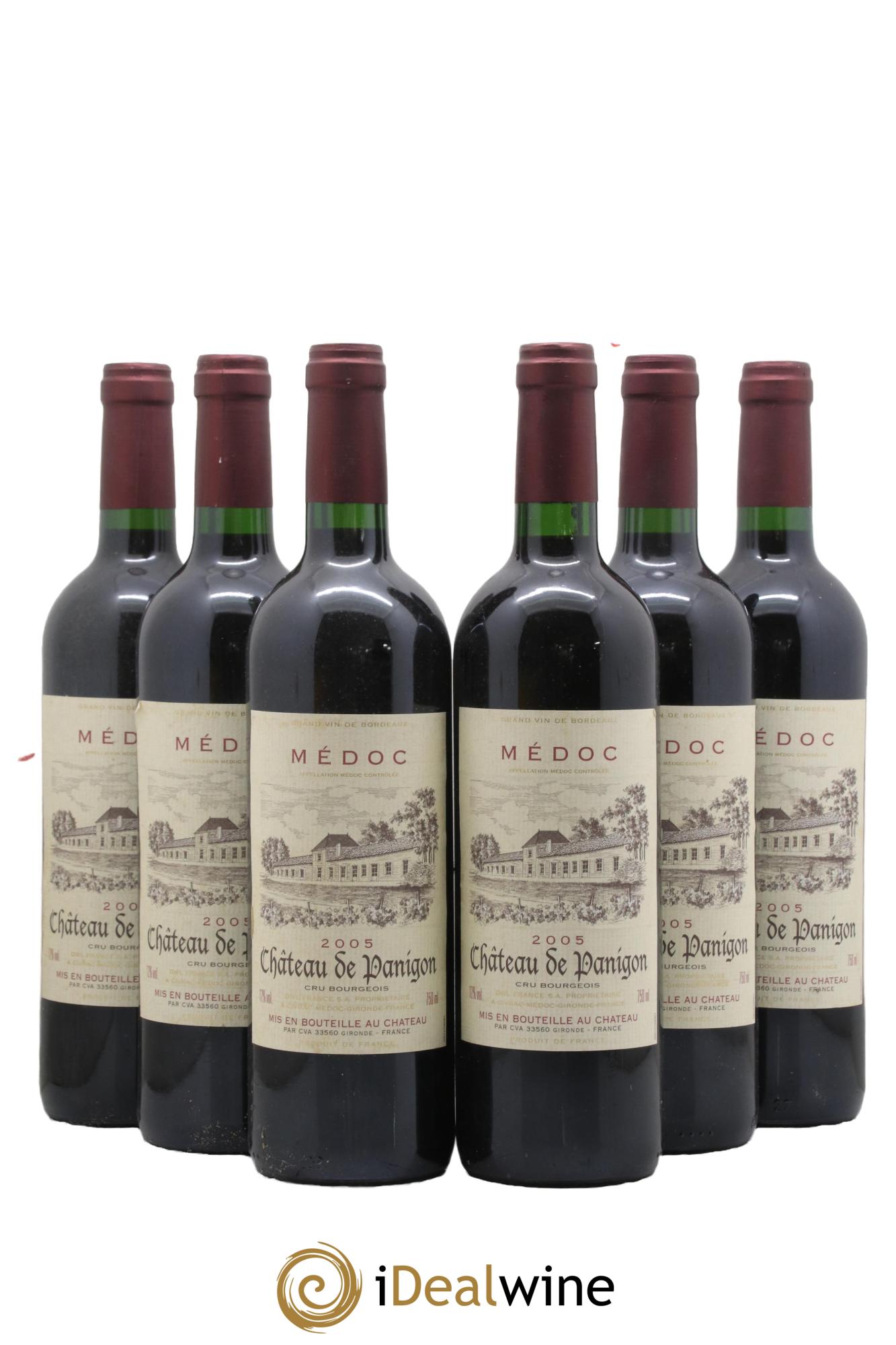 Château de Panigon Cru Bourgeois 2005 - Lotto di 6 bottiglie - 0