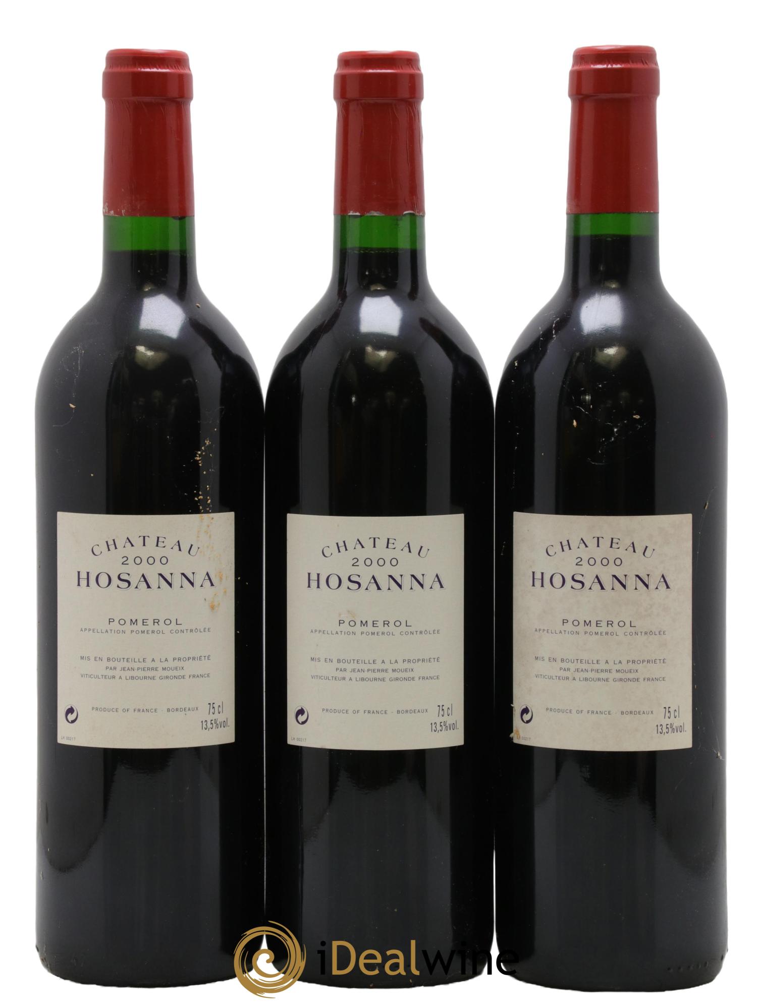 Château Hosanna 2000 - Lot of 6 bottles - 5
