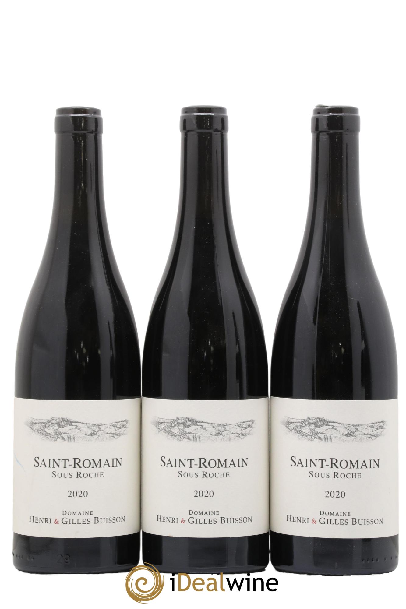 Saint-Romain Sous Roche Henri et Gilles Buisson (Domaine) 2020 - Lot of 3 bottles - 0