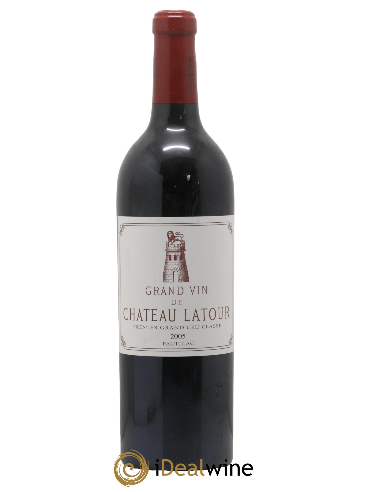 Château Latour 1er Grand Cru Classé 2005 - Lot de 1 bouteille - 0