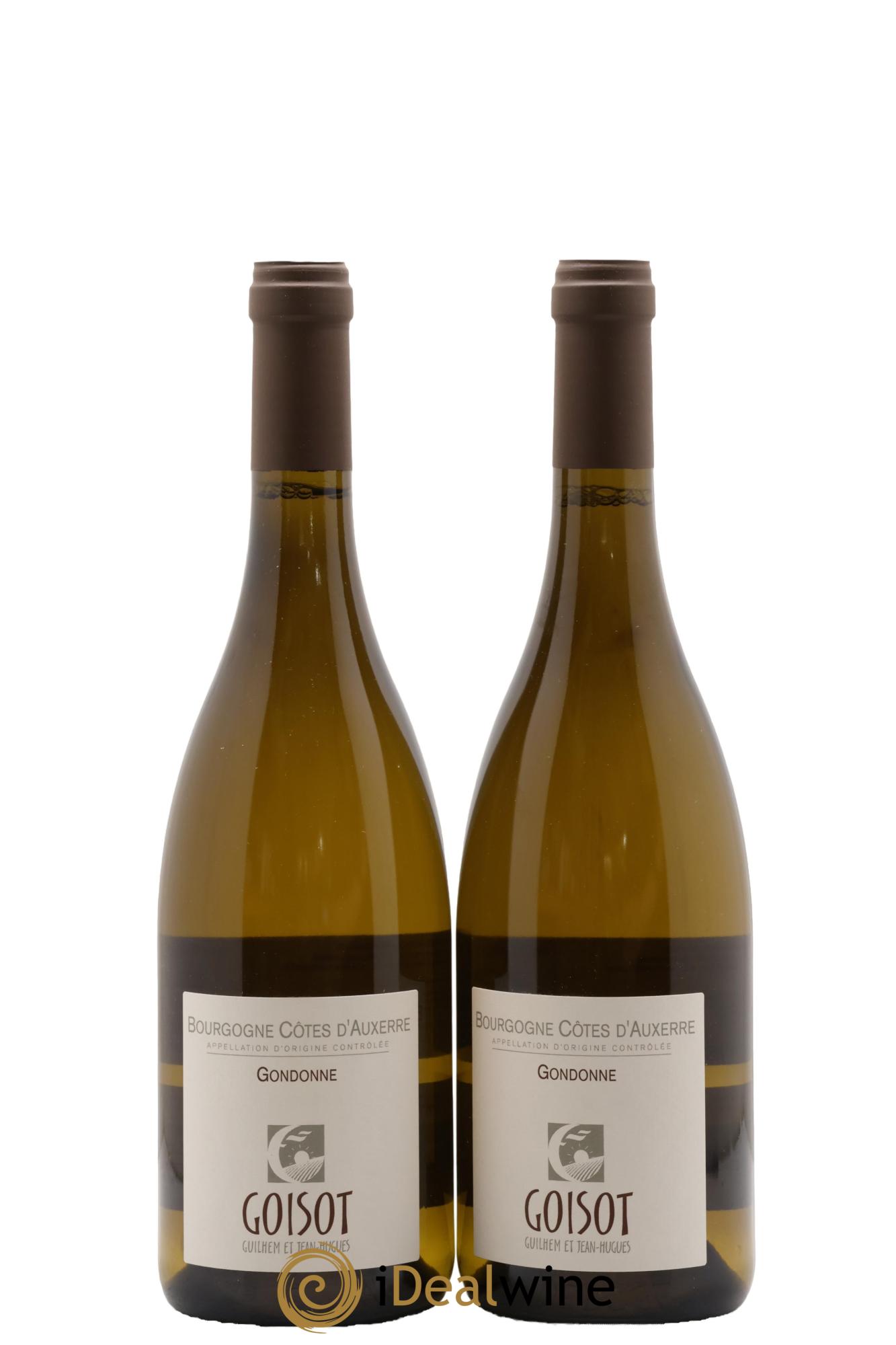 Bourgogne Côtes d'Auxerre Gondonne Goisot 2022 - Lot de 2 bouteilles - 0