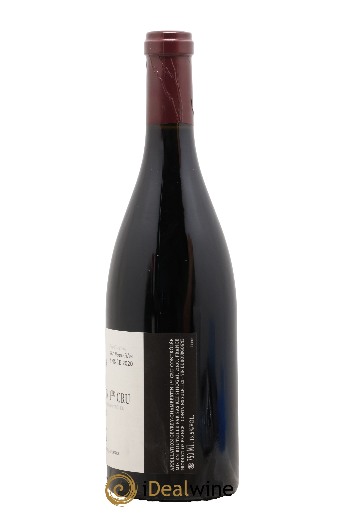 Gevrey-Chambertin 1er Cru Cherbaudes Kei Shiogai 2020 - Lot of 1 bottle - 1