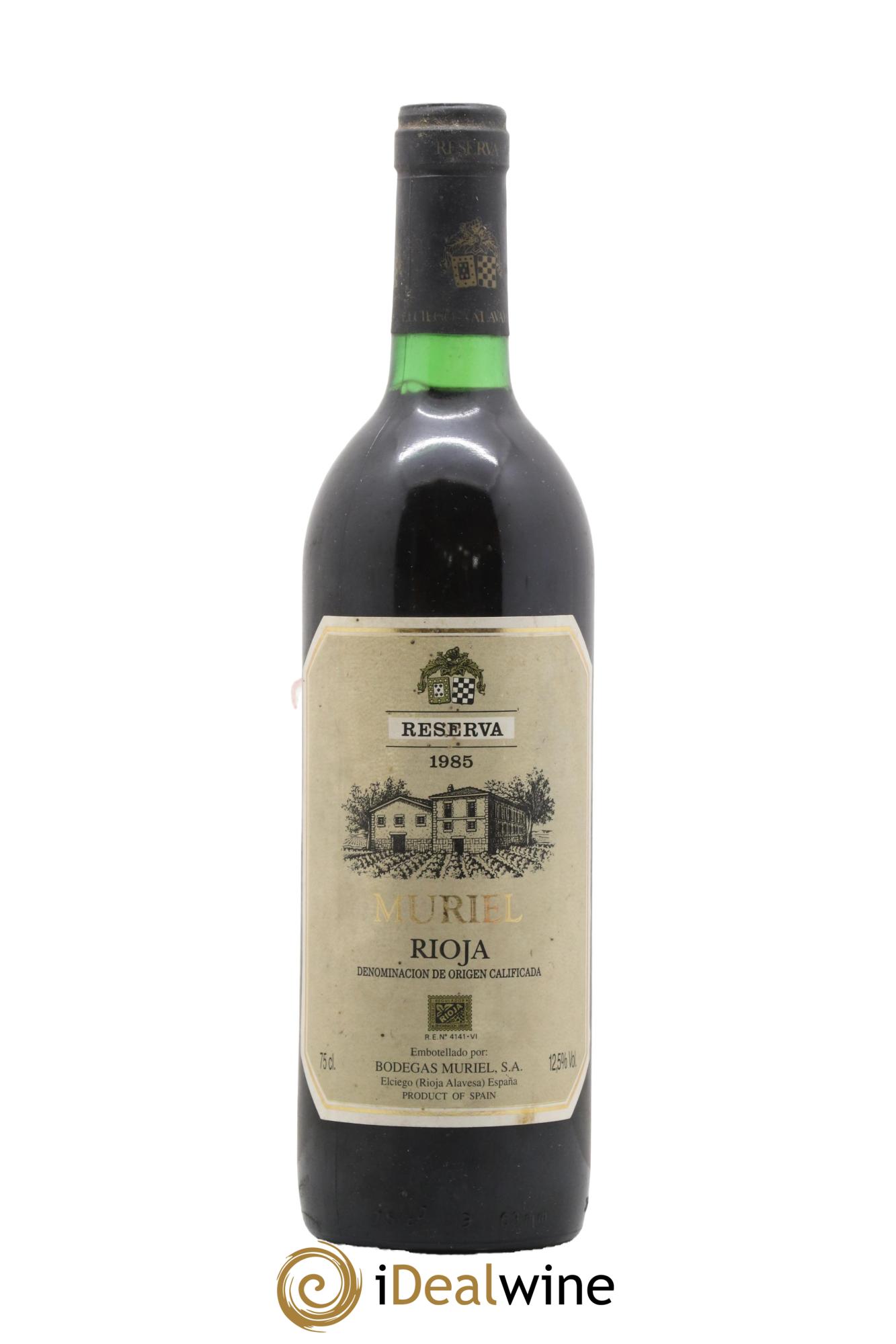Rioja DOCA Doca Bodegas Muriel Reserva 1985 - Posten von 1 Flasche - 0