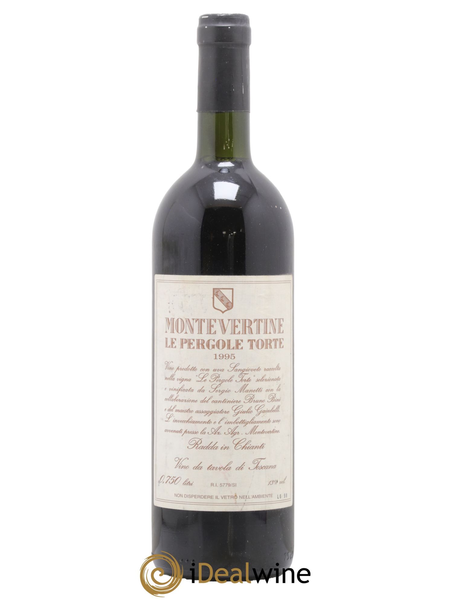 Toscana IGT Montevertine Le Pergole Torte Famille Manetti 1995 - Lot de 1 bouteille - 1