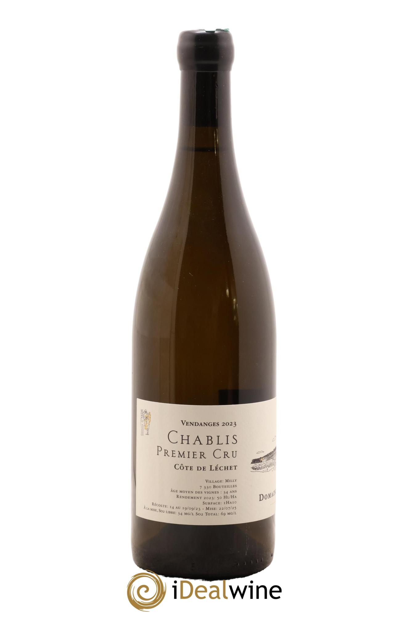 Chablis 1er Cru Côte De Lechet Jean Dauvissat Père Et Fils 2023 - Lot de 1 bouteille - 1