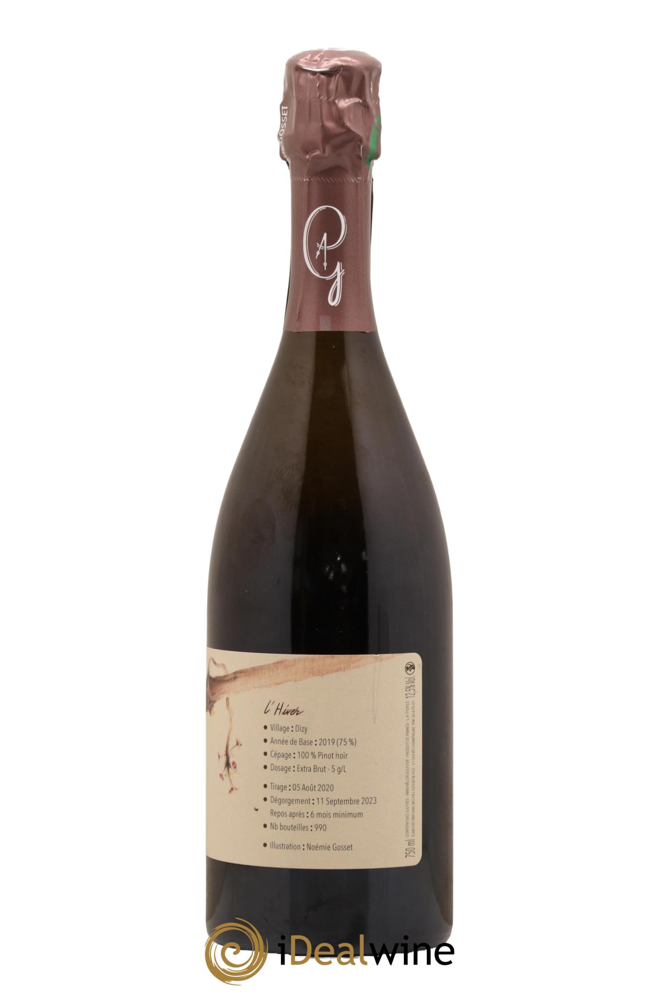 Au Fil des Temps L'Hiver Paul Gosset - Lot de 1 bouteille - 1