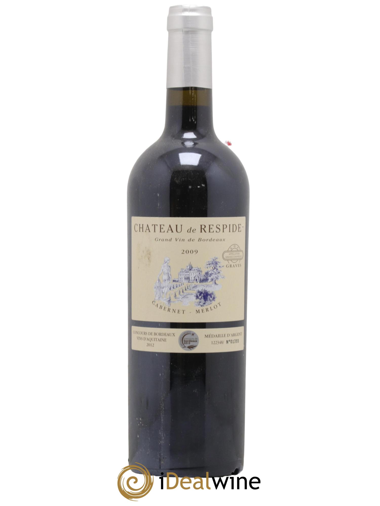 Graves Chateau de Respide Cabernet Merlot 2009 - Lot de 1 bouteille - 0