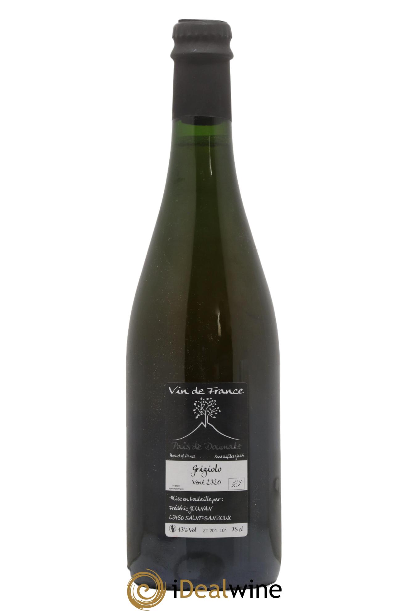 Vin de France Grigiolo Domaine de l'arbre blanc 2020 - Lot de 1 bouteille - 1