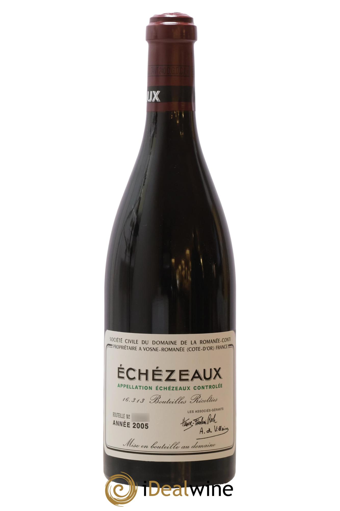 Echezeaux Grand Cru Domaine de la Romanée-Conti 2005 - Lot de 1 bouteille - 0