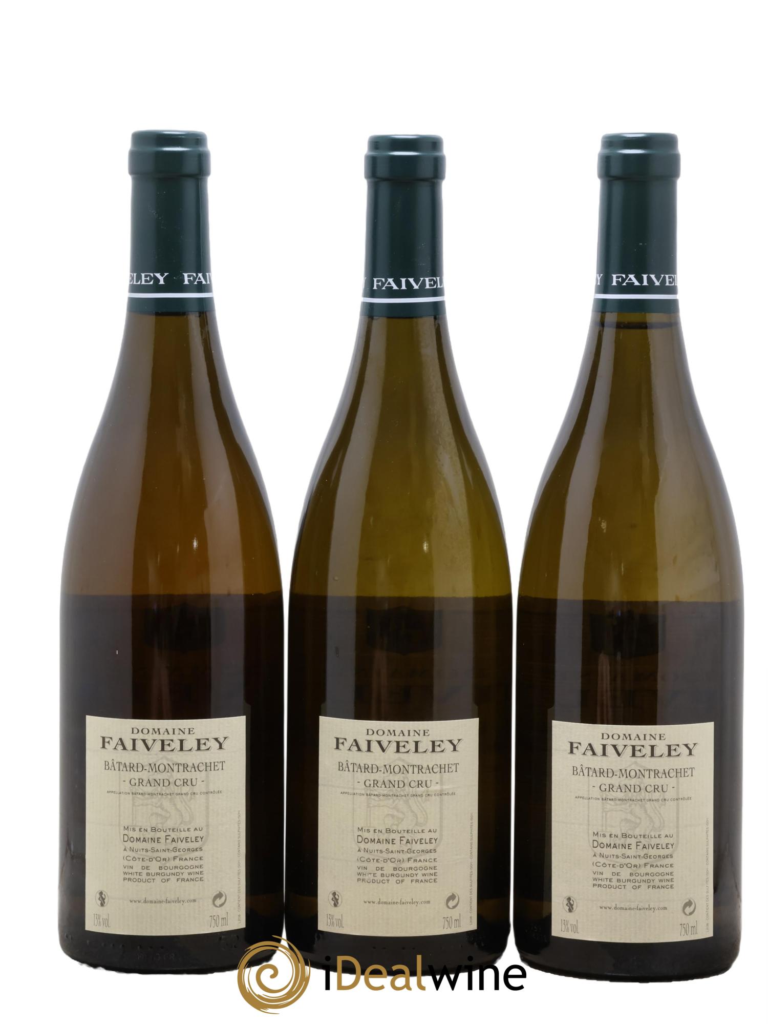 Bâtard-Montrachet Grand Cru Faiveley 2011 - Lot de 3 bouteilles - 1