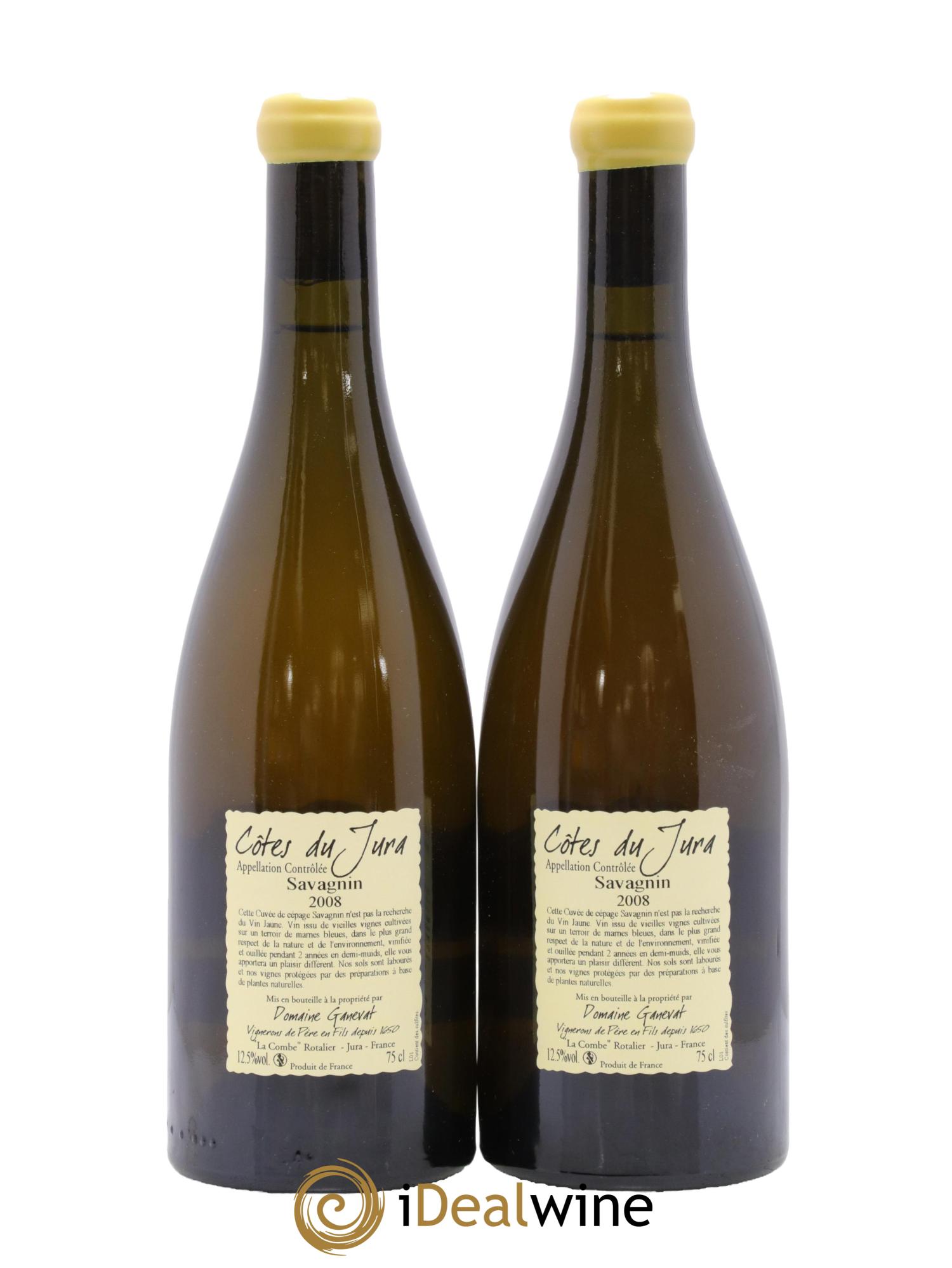Côtes du Jura Les Chalasses Marnes Bleues Jean-François Ganevat (Domaine) 2008 - Lotto di 2 bottiglie - 1