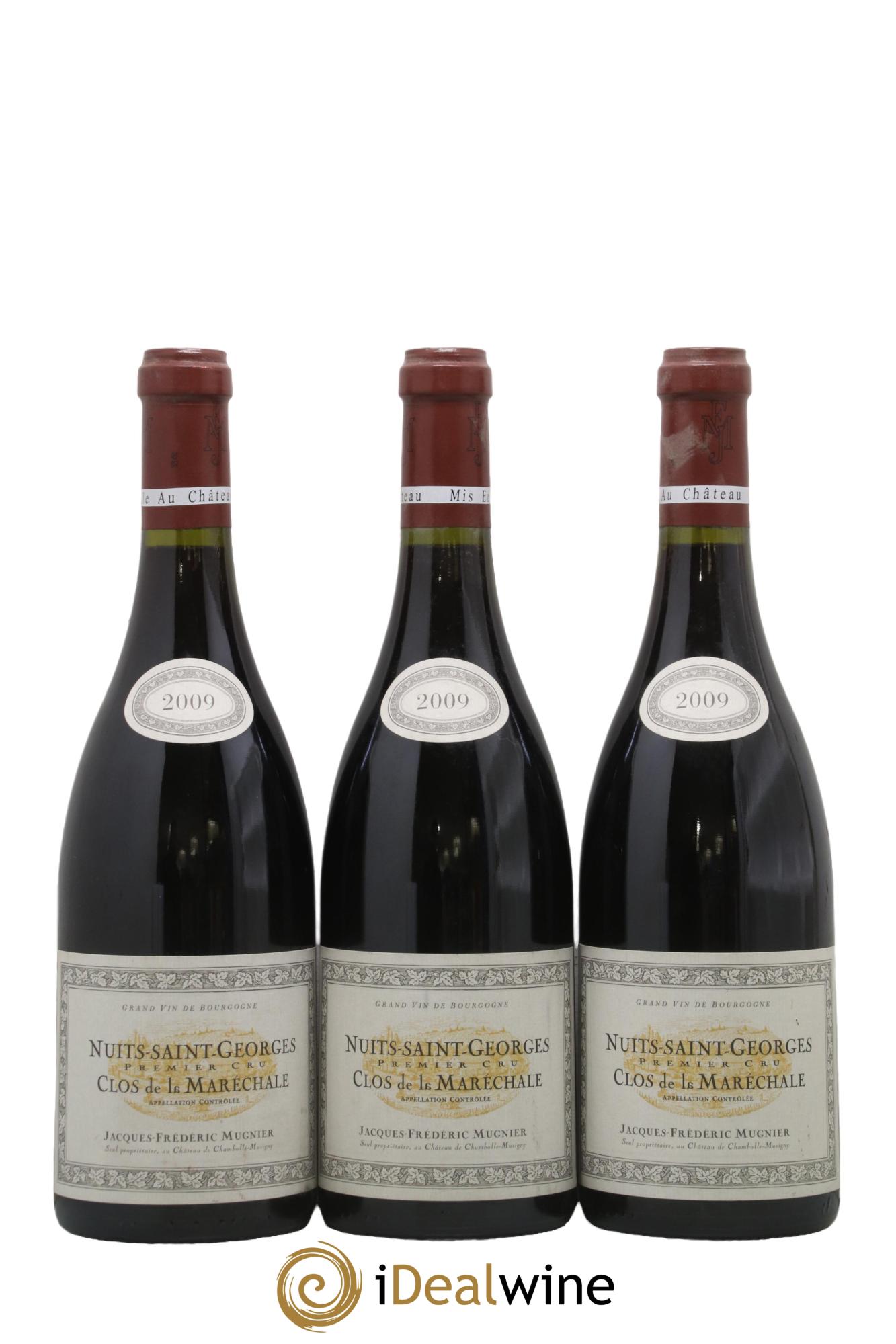 Nuits-Saint-Georges 1er Cru Clos de La Maréchale Jacques-Frédéric Mugnier 2009 - Lot de 3 bouteilles - 0