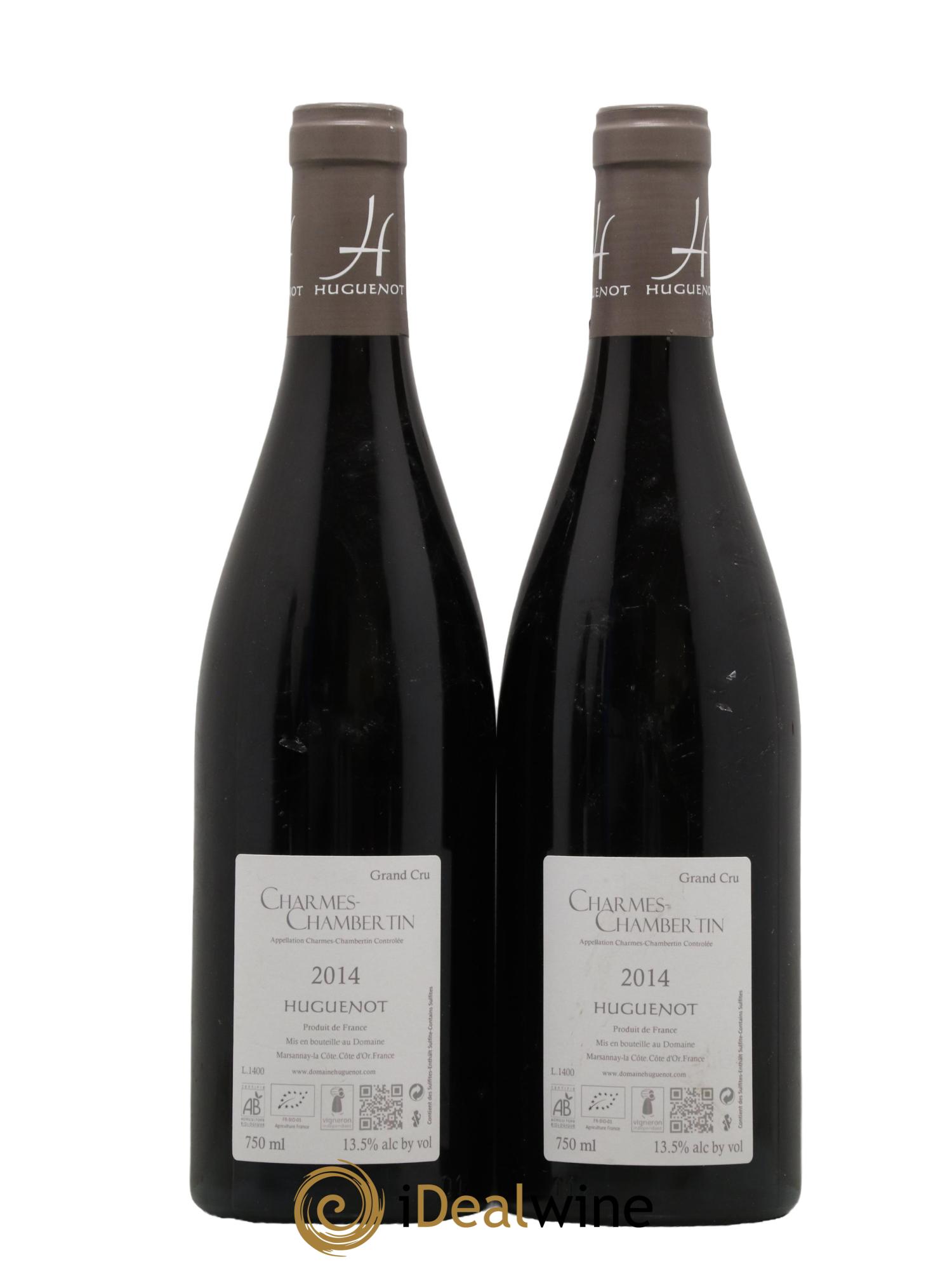 Charmes-Chambertin Grand Cru Huguenot  2014 - Lotto di 2 bottiglie - 1