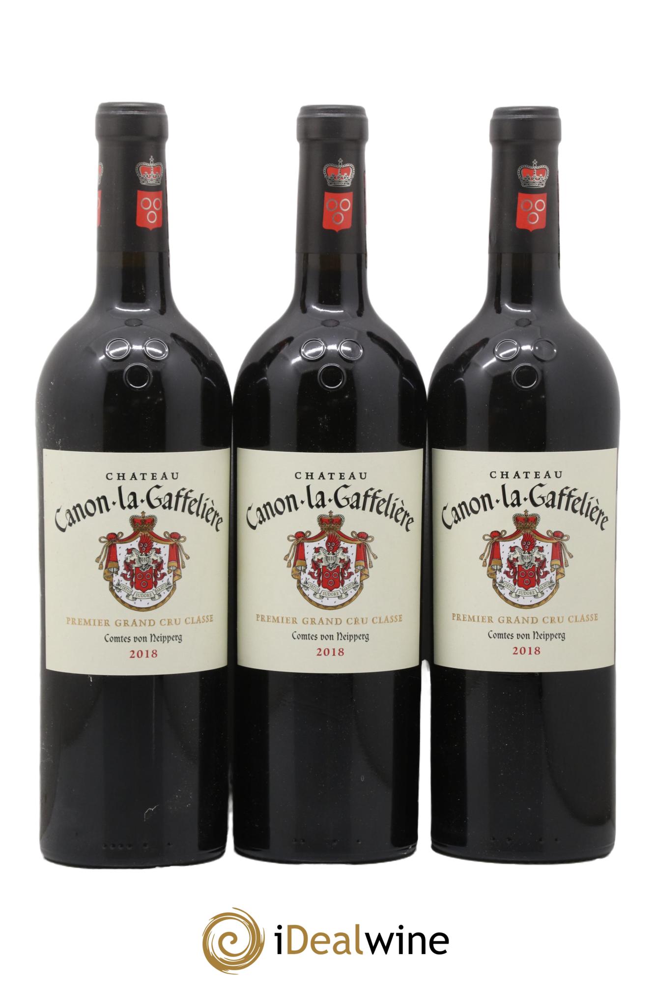 Château Canon la Gaffelière 1er Grand Cru Classé B 2018 - Lot of 3 bottles - 0