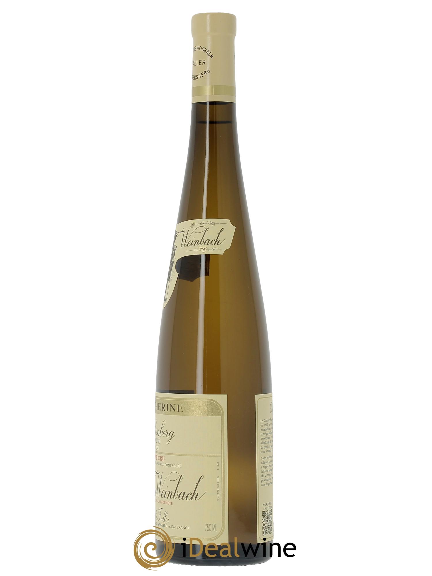 Alsace Grand Cru Riesling Schlossberg Cuvée Sainte Catherine Weinbach (Domaine)  2024 - Lot de 1 bouteille - 3