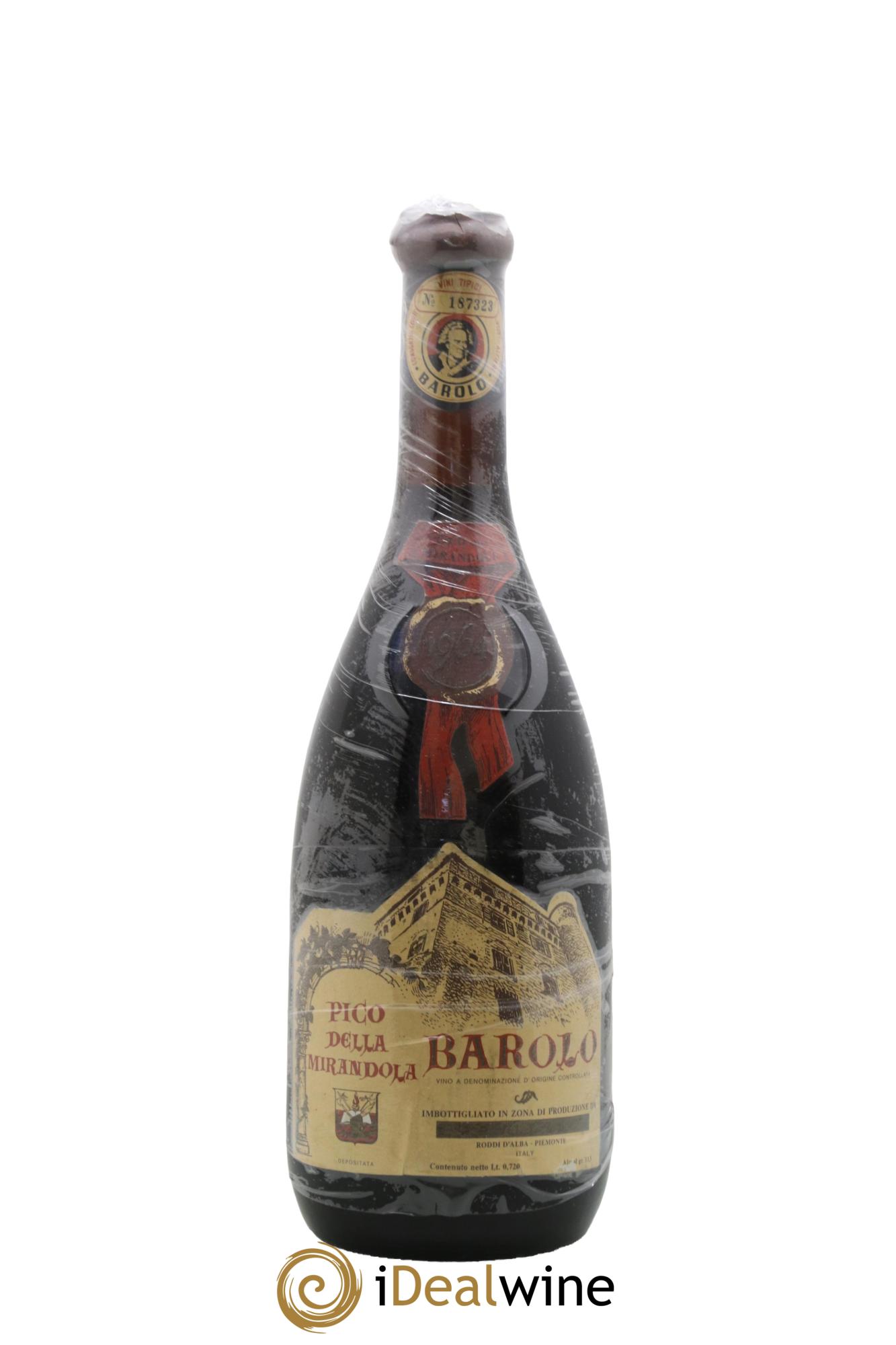 Barolo DOCG Pico della Mirandola 1964 - Lotto di 1 bottiglia - 0