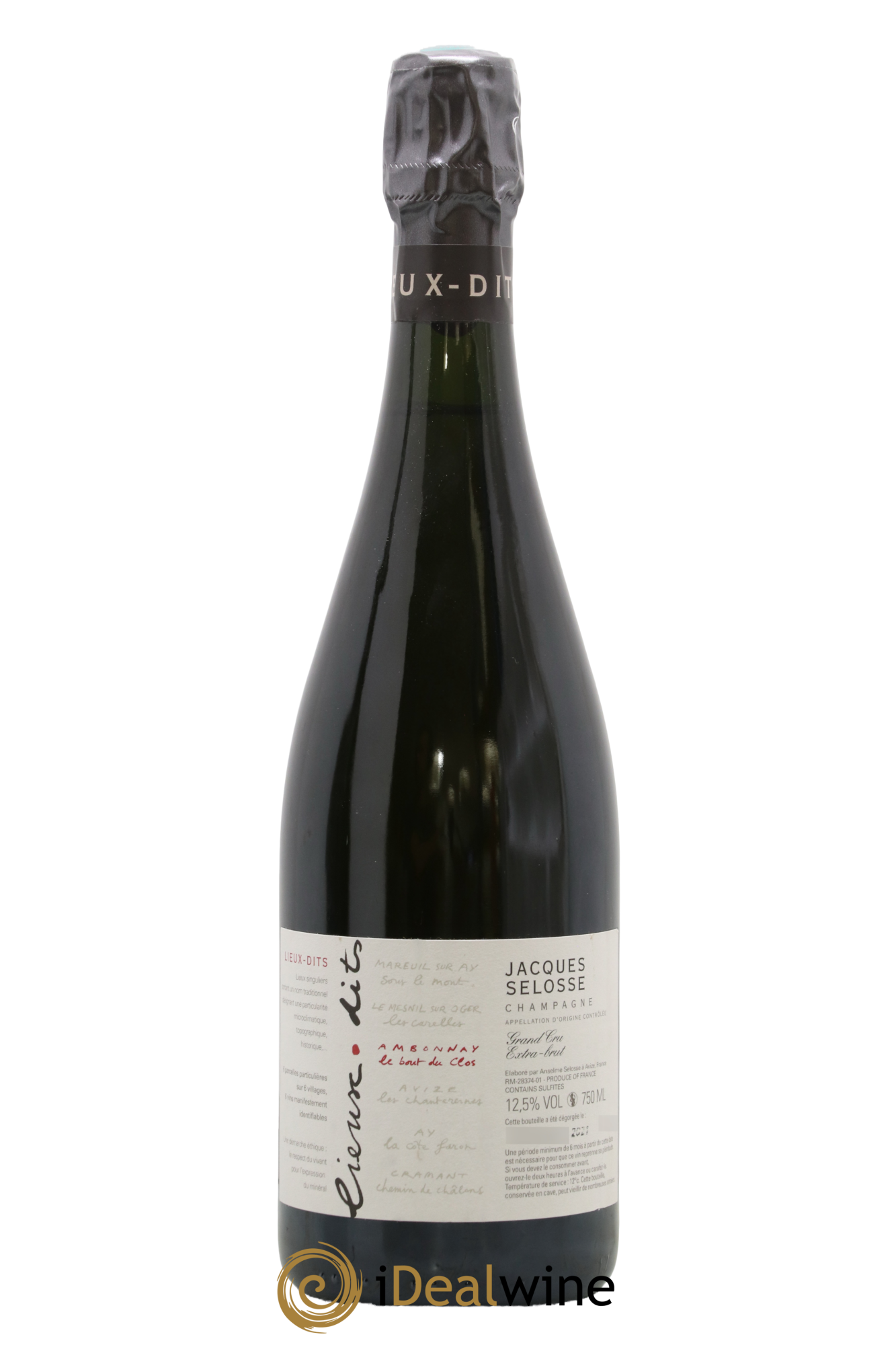 Ambonnay Le Bout du Clos Grand Cru Extra-Brut Jacques Selosse - Lot de 1 bouteille - 0