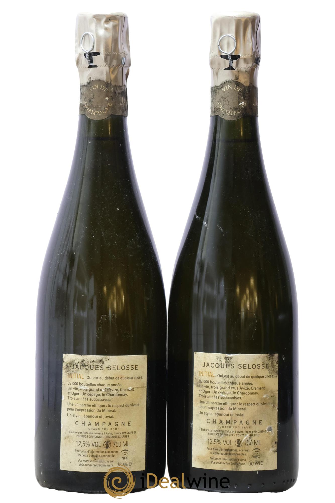 Initial Brut Jacques Selosse - Lot de 2 bouteilles - 1