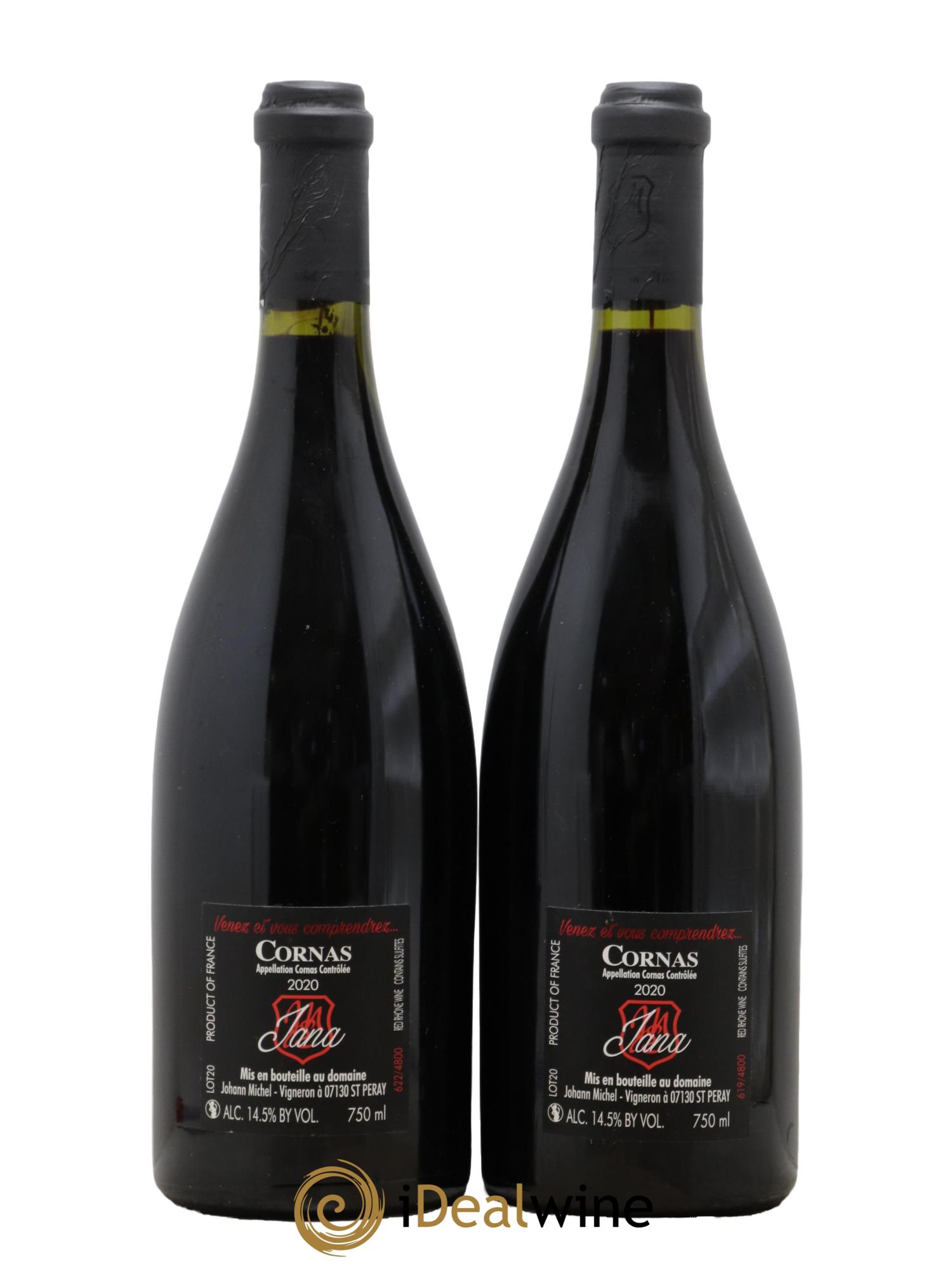 Cornas Jana Domaine Johann Michel 2020 - Lotto di 2 bottiglie - 1