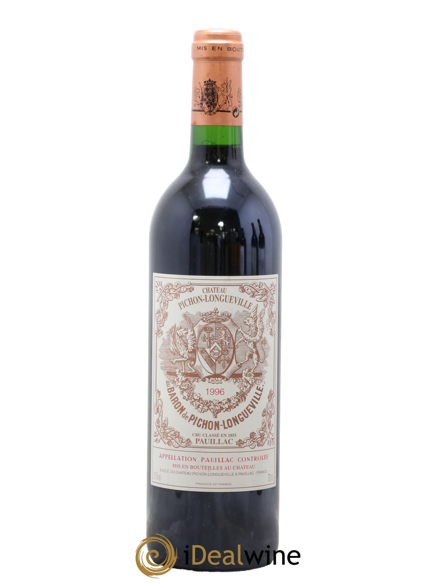 Pichon Longueville Baron 2ème Grand Cru Classé 1996 - Lot de 1 bouteille - 0