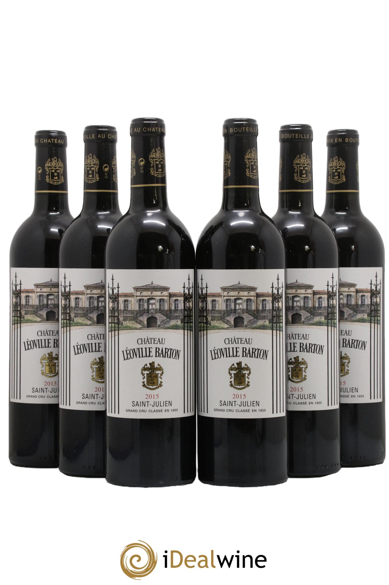 Château Léoville Barton 2ème Grand Cru Classé 2015 - Lot de 6 bouteilles - 0