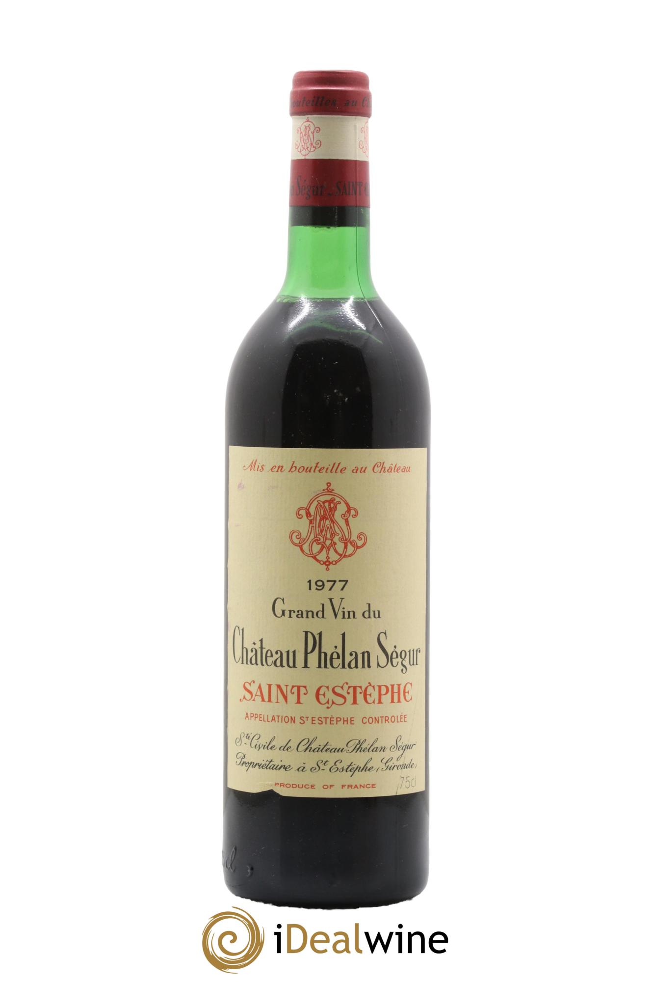 Château Phélan Ségur 1977 - Lotto di 1 bottiglia - 0