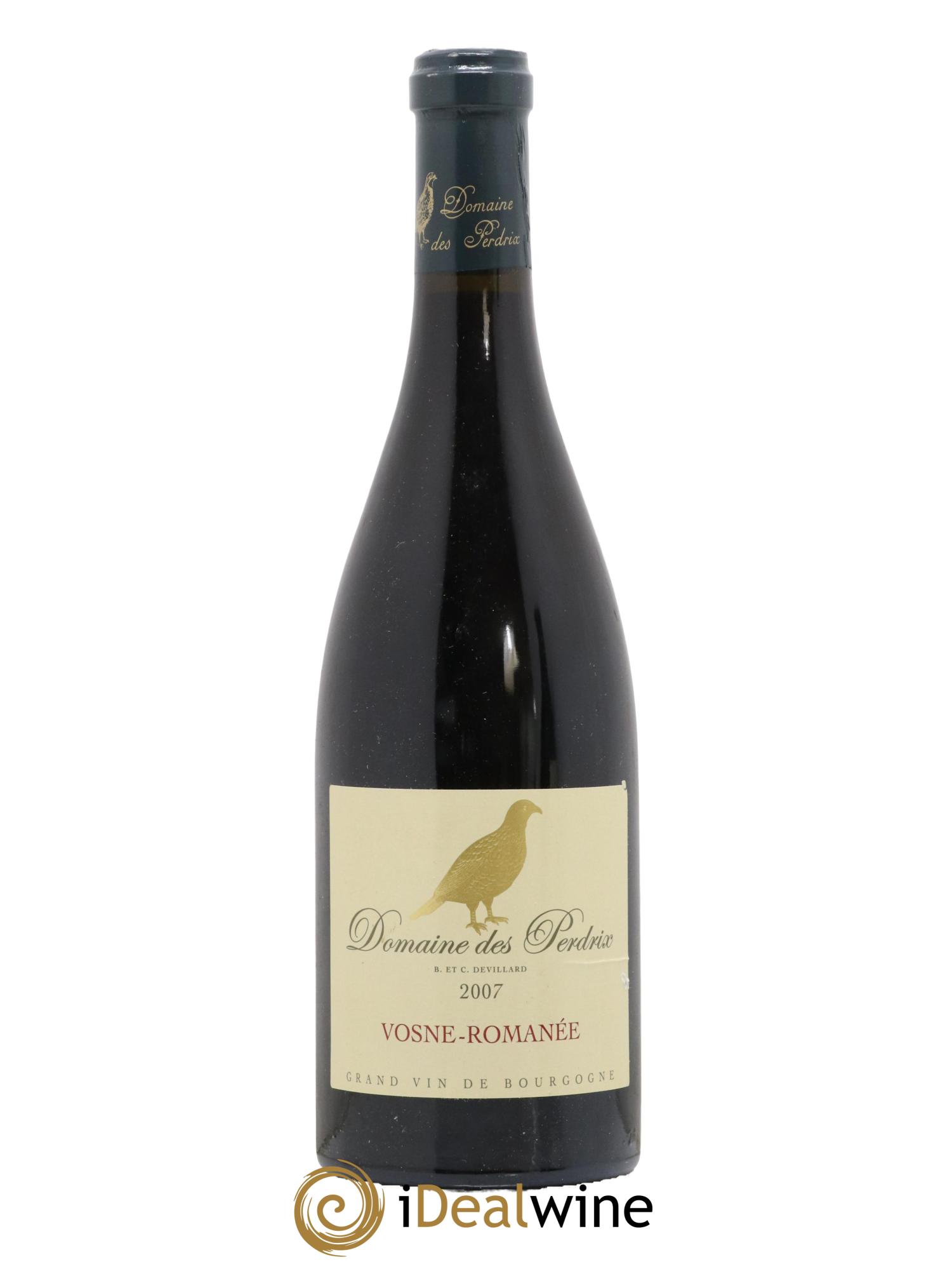 Vosne-Romanée Perdrix (Domaine des)  2007 - Lot of 1 bottle - 0